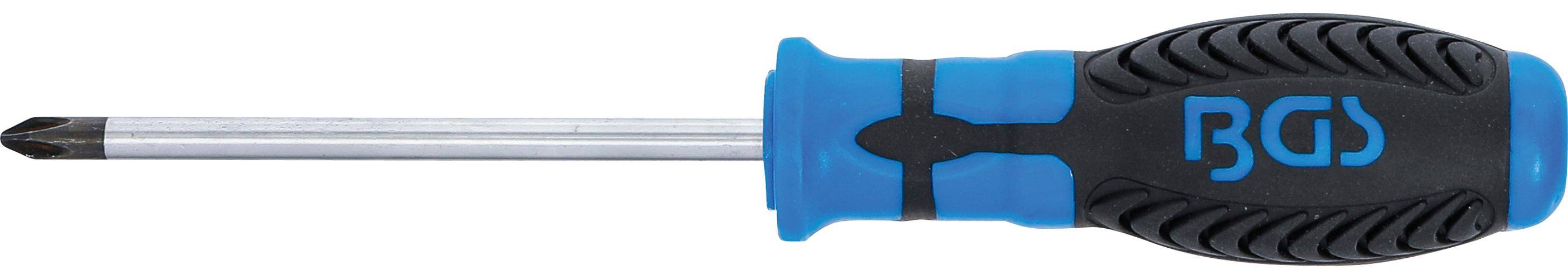 BGS Schraubendreher | Kreuzschlitz PH2 | Klingenlänge 100 mm
