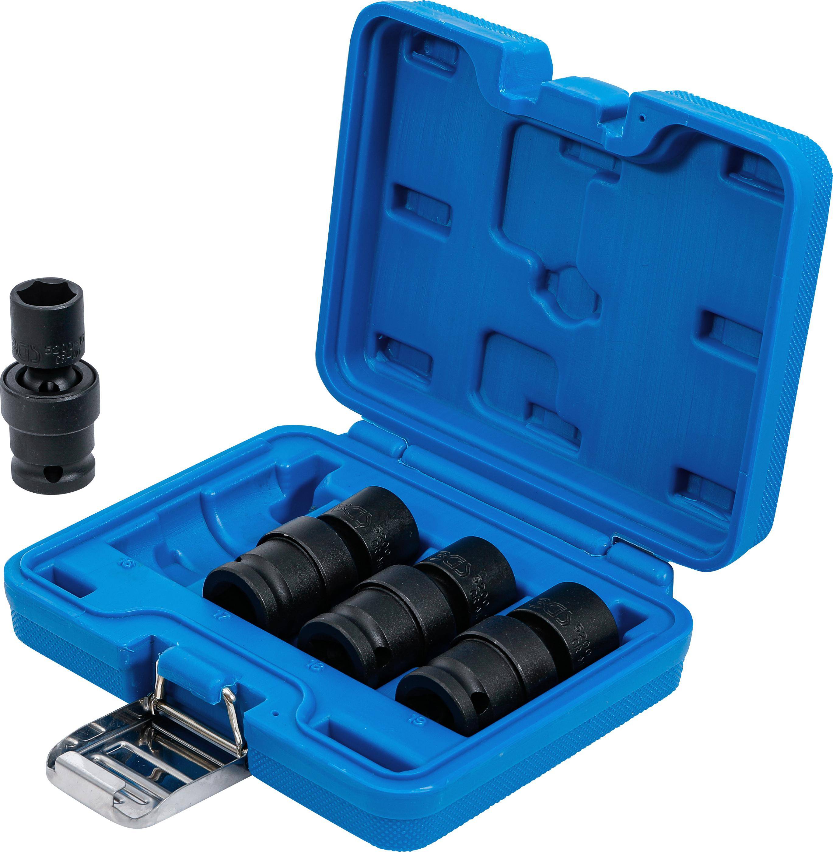 BGS Kraft-Kugelgelenk-Einsatz-Satz | Antrieb Innenvierkant 12,5 mm