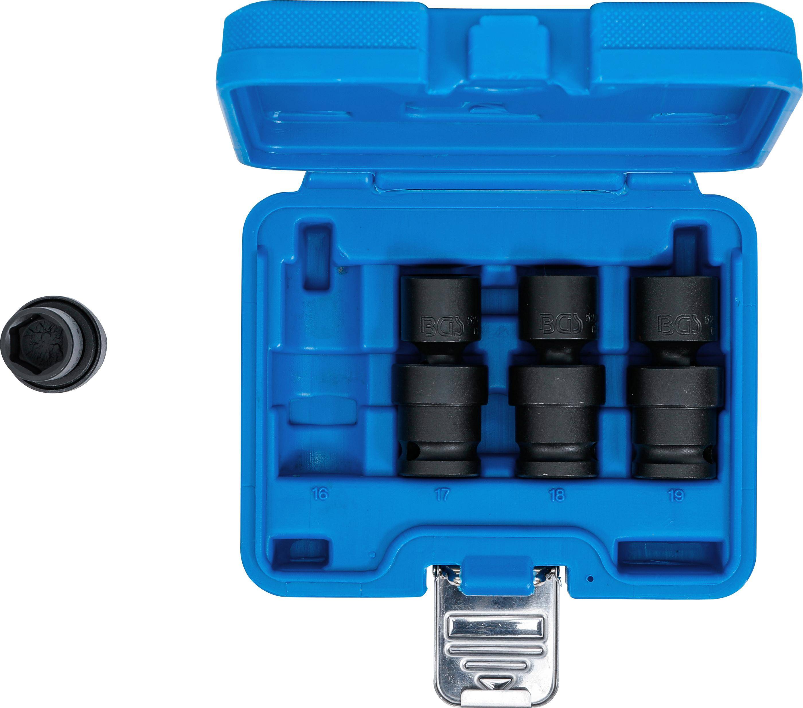 BGS Kraft-Kugelgelenk-Einsatz-Satz | Antrieb Innenvierkant 12,5 mm