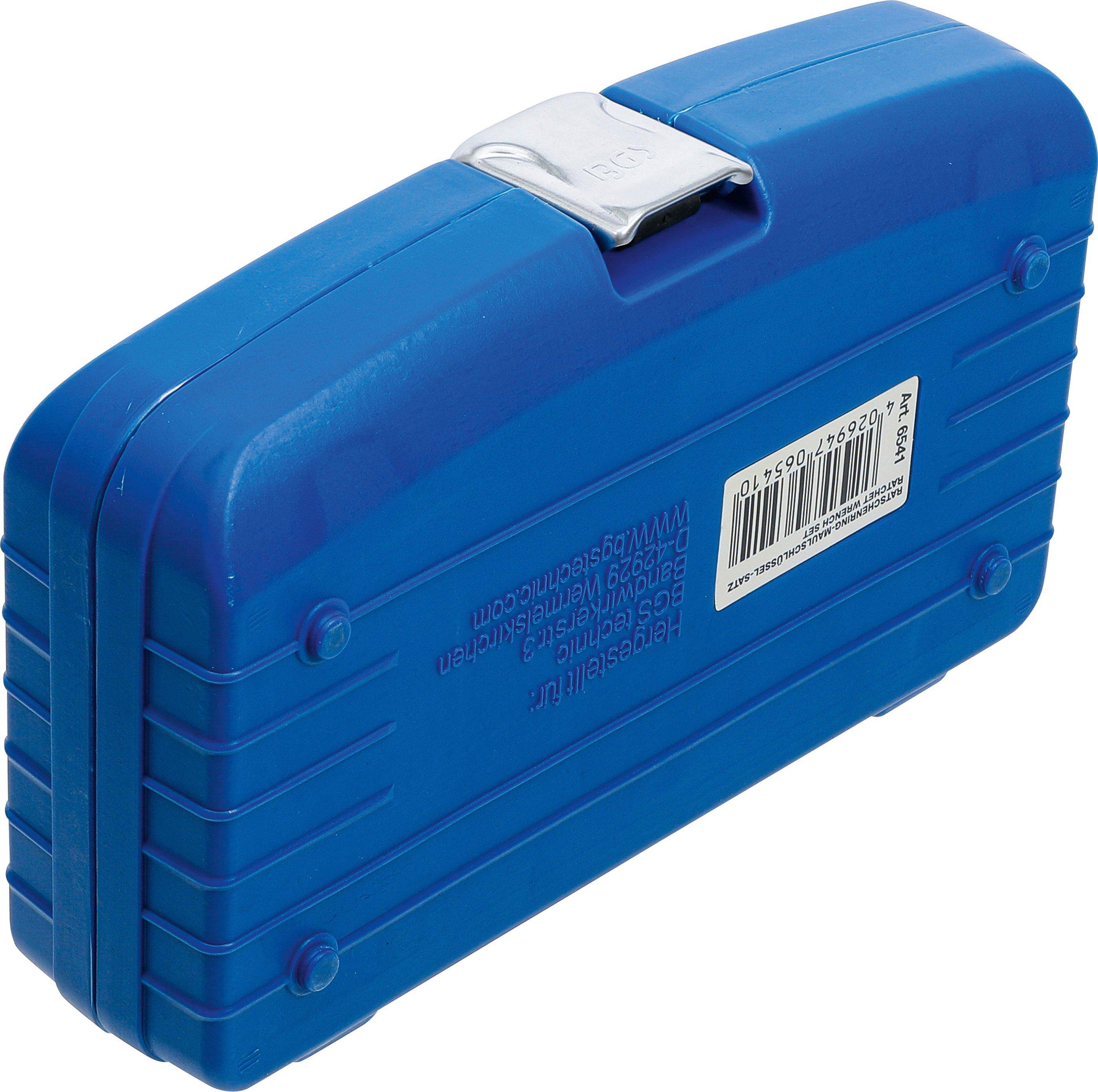 BGS Ratschenring-Maulschlüssel-Satz | SW 8 - 19 mm | 12-tlg.