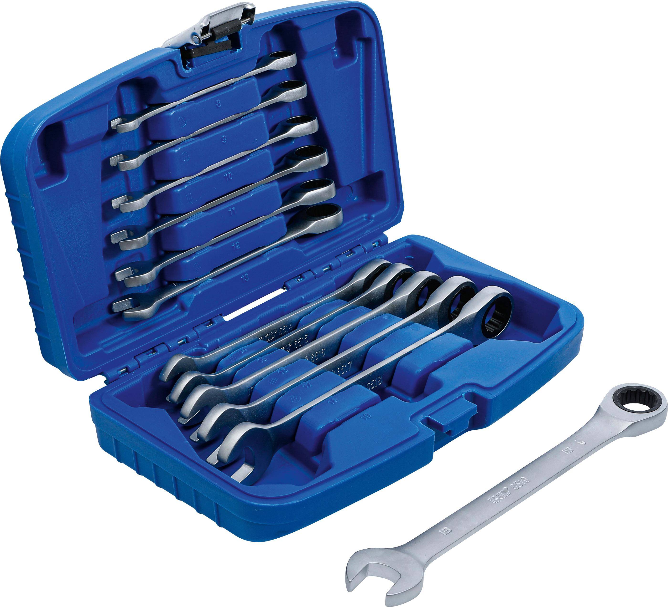 BGS Ratschenring-Maulschlssel-Satz | SW 8 - 19 mm | 12-tlg.