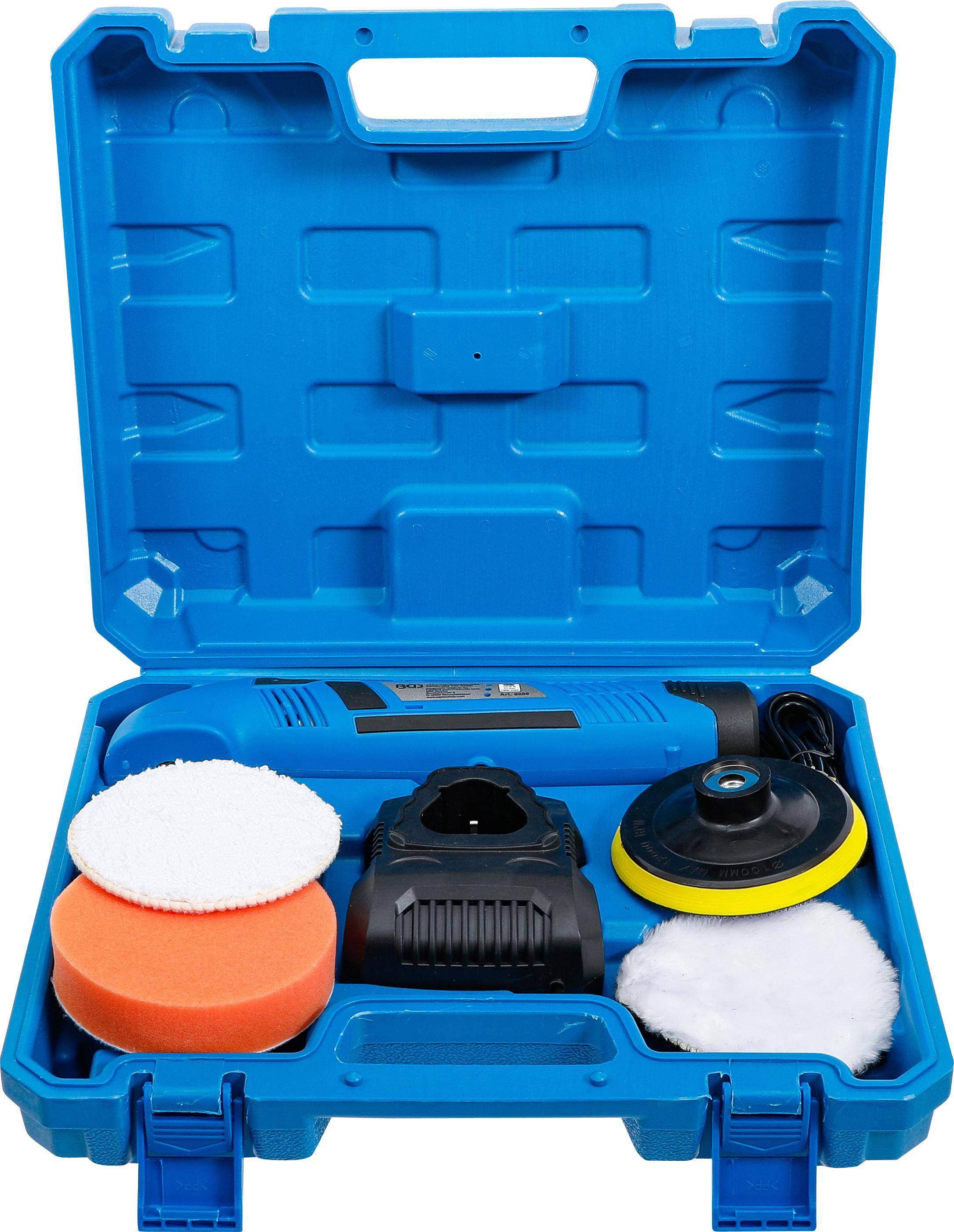 BGS technic Akku-Poliermaschine | max. 3000 U/min | 10,8 V | 1,3 Ah