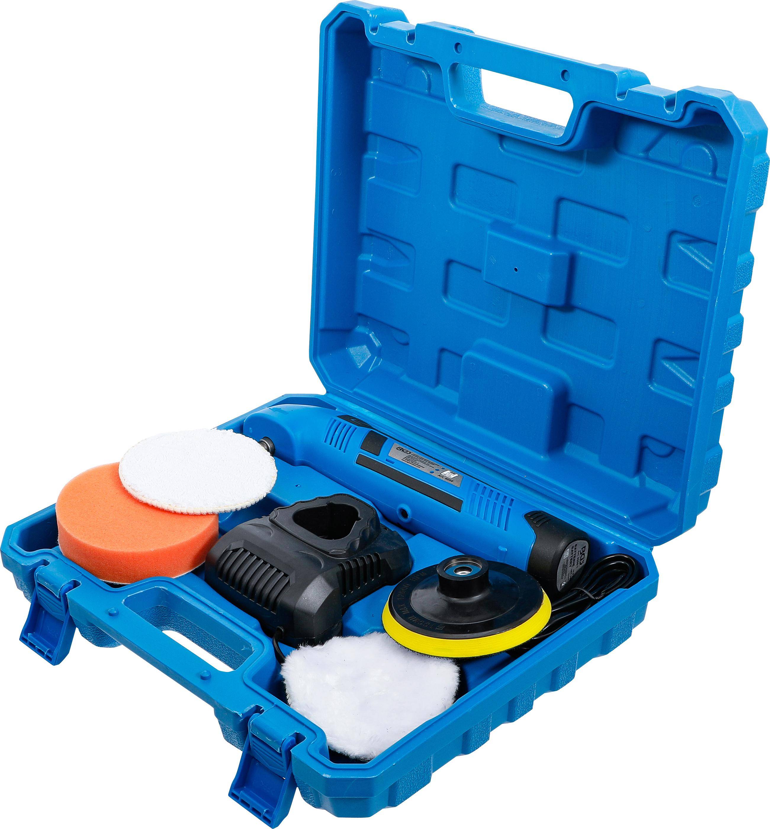 BGS technic Akku-Poliermaschine | max. 3000 U/min | 10,8 V | 1,3 Ah