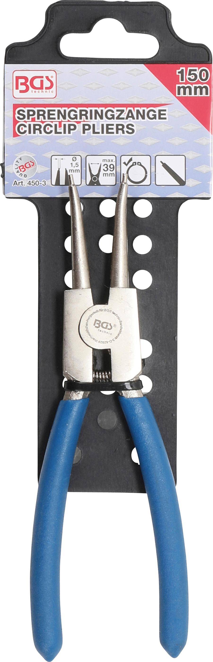 BGS Sprengringzange | gerade | fr Auensprengringe | 150 mm