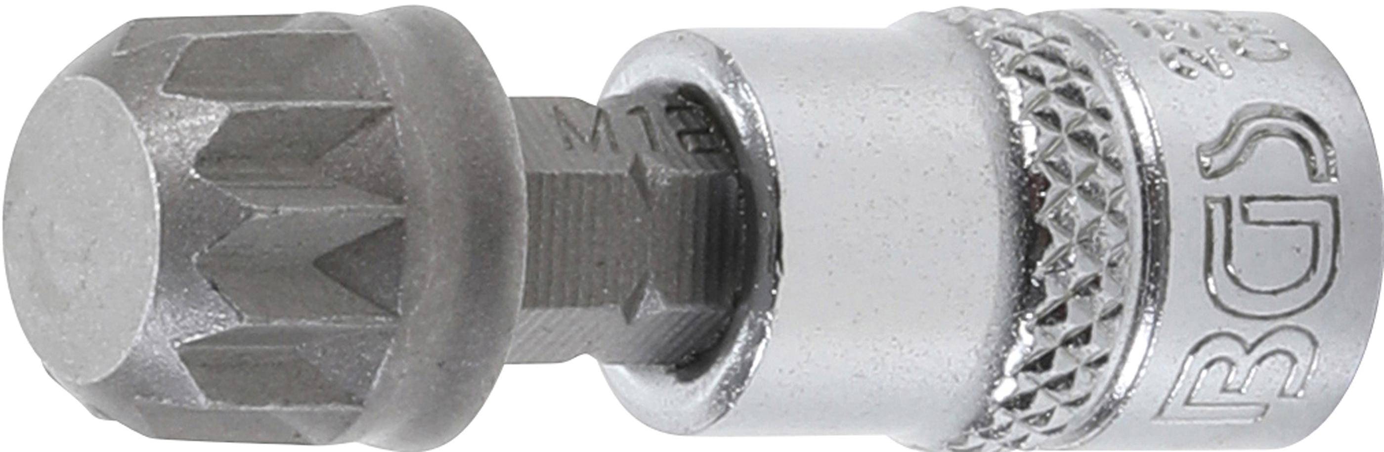 BGS Bit-Einsatz | Antrieb Innenvierkant 6,3 mm (1/4") | Innenvielzahn