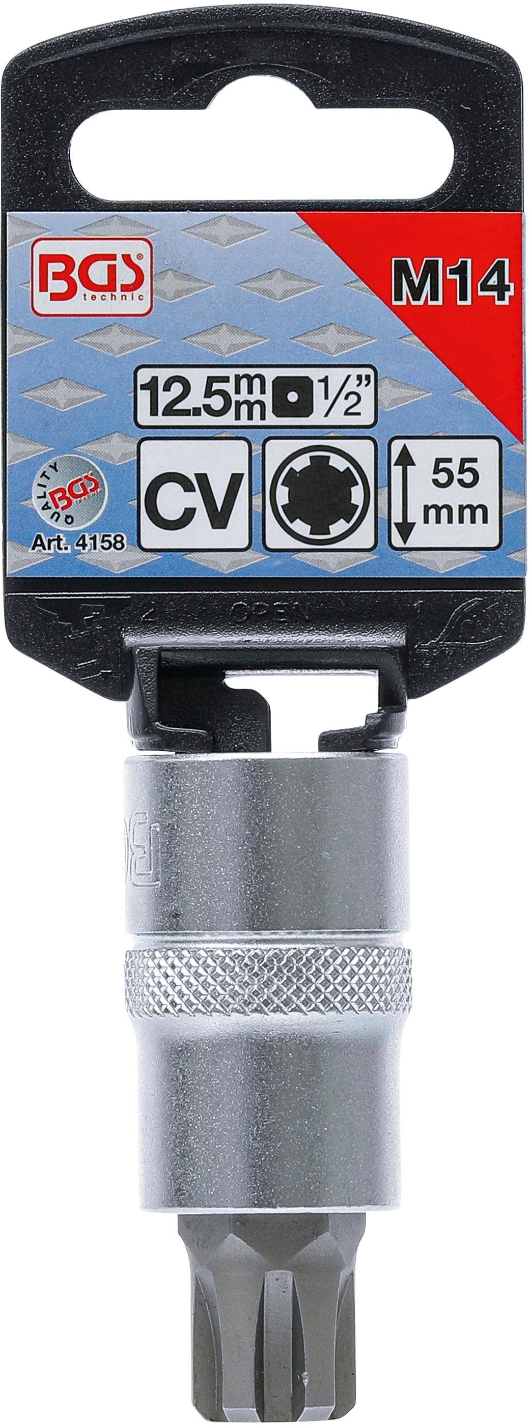 BGS technic Bit-Einsatz | Antrieb Innenvierkant 12,5 mm (1/2") |
