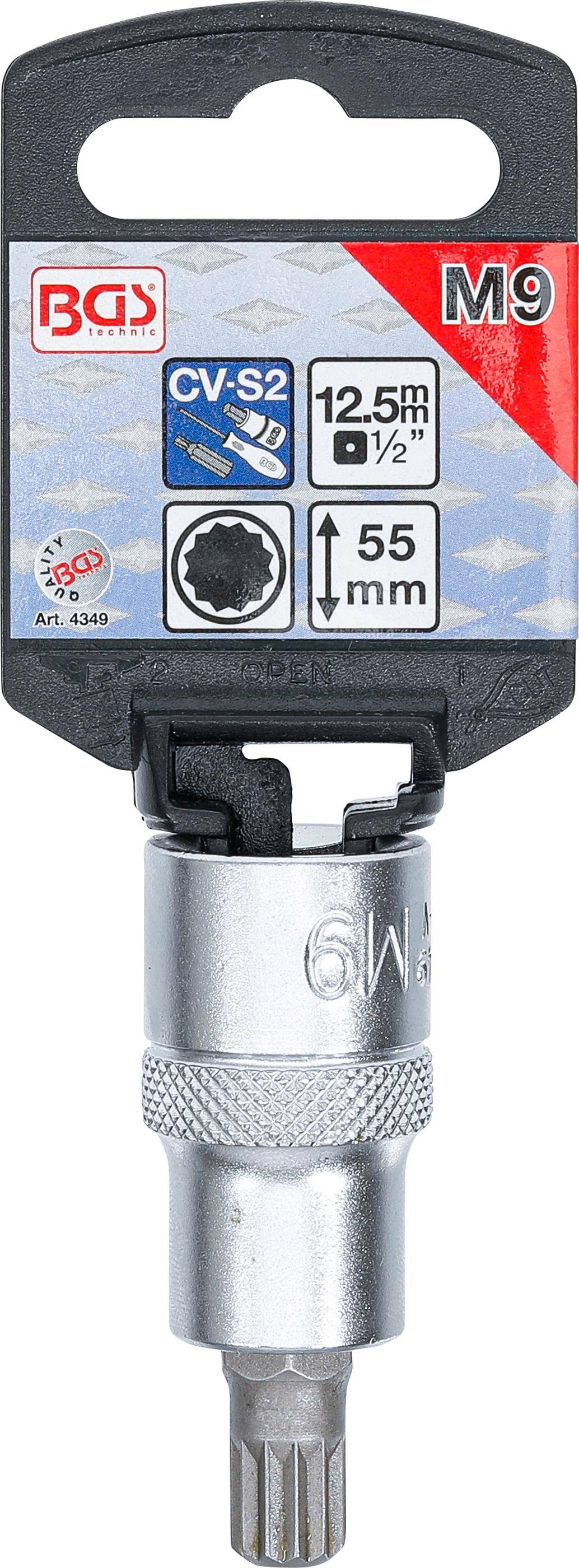 BGS technic Bit-Einsatz | Antrieb Innenvierkant 12,5 mm (1/2") |