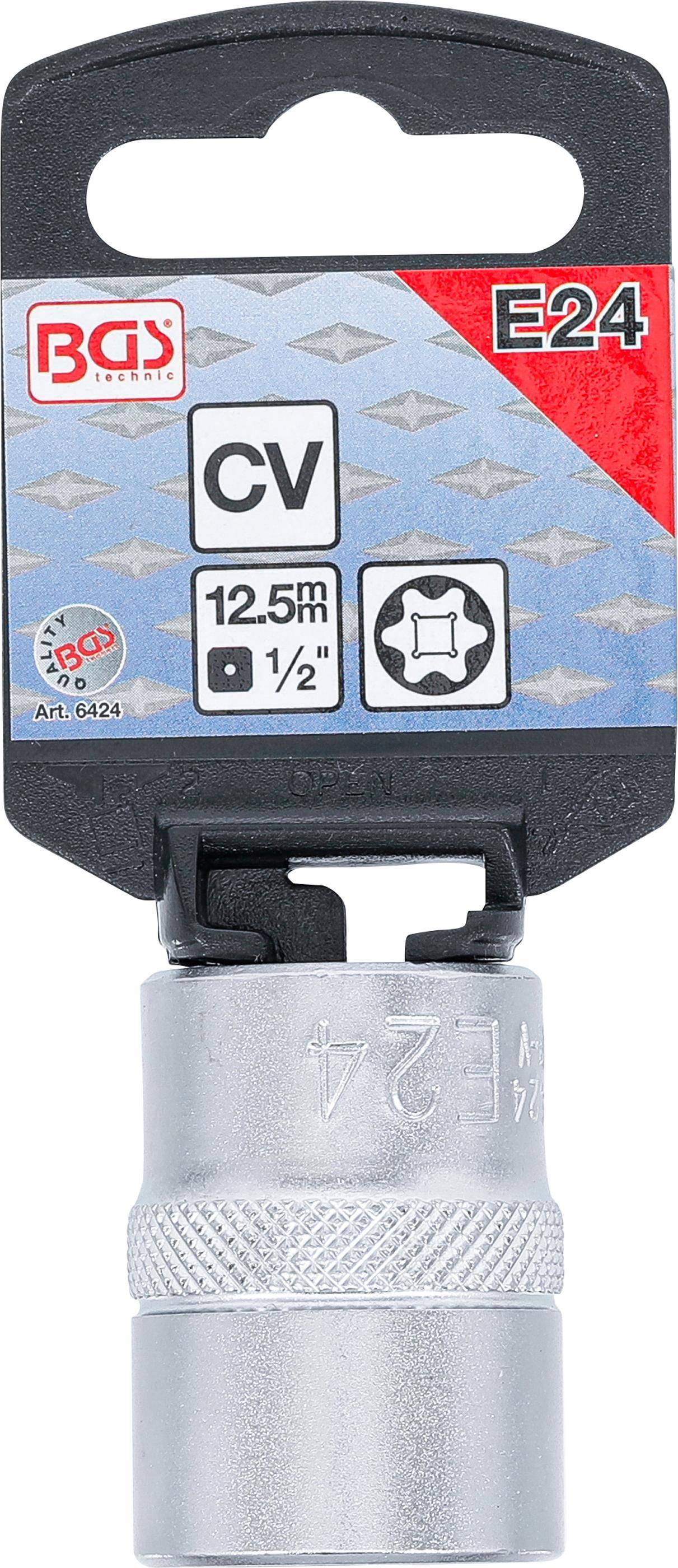 BGS technic Steckschlüssel-Einsatz E-Profil | Antrieb Innenvierkant