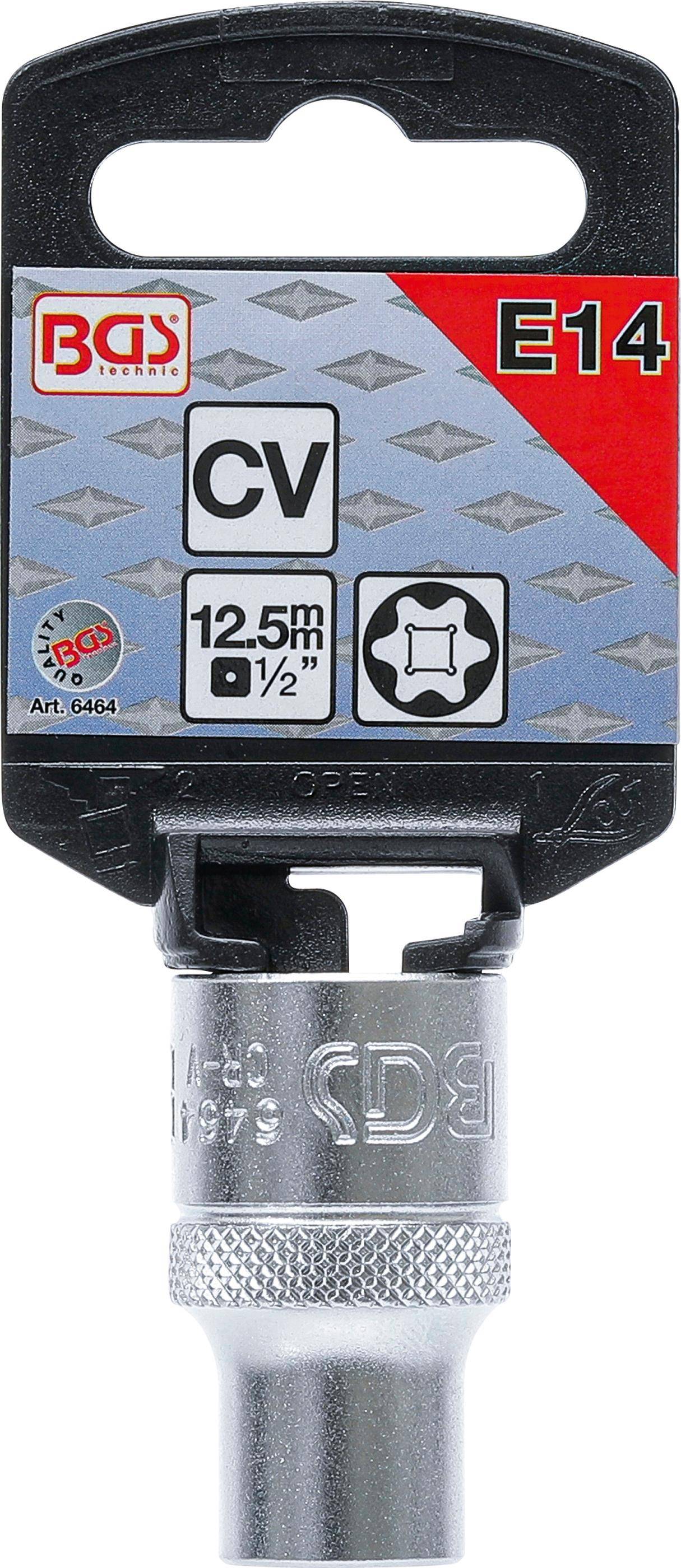 BGS technic Steckschlüssel-Einsatz E-Profil | Antrieb Innenvierkant