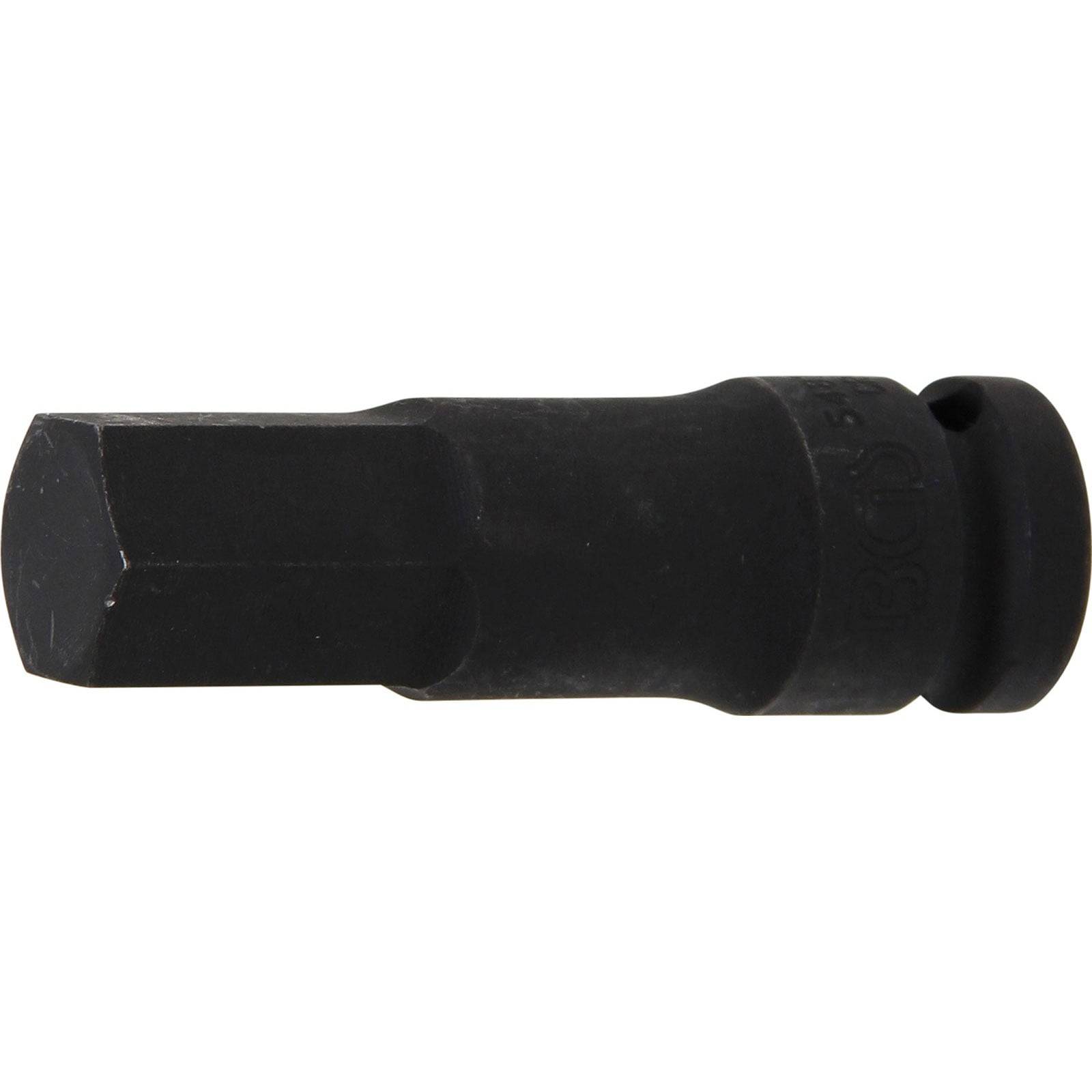 Sechskant-Schlagschraubendreher-Bit auf weißem Hintergrund.