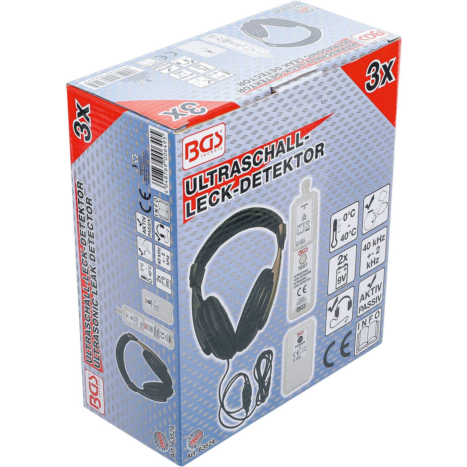 BGS Ultraschall-Leck-Detektor für Gas- / Luft- / Wasserbehälter - 63524
