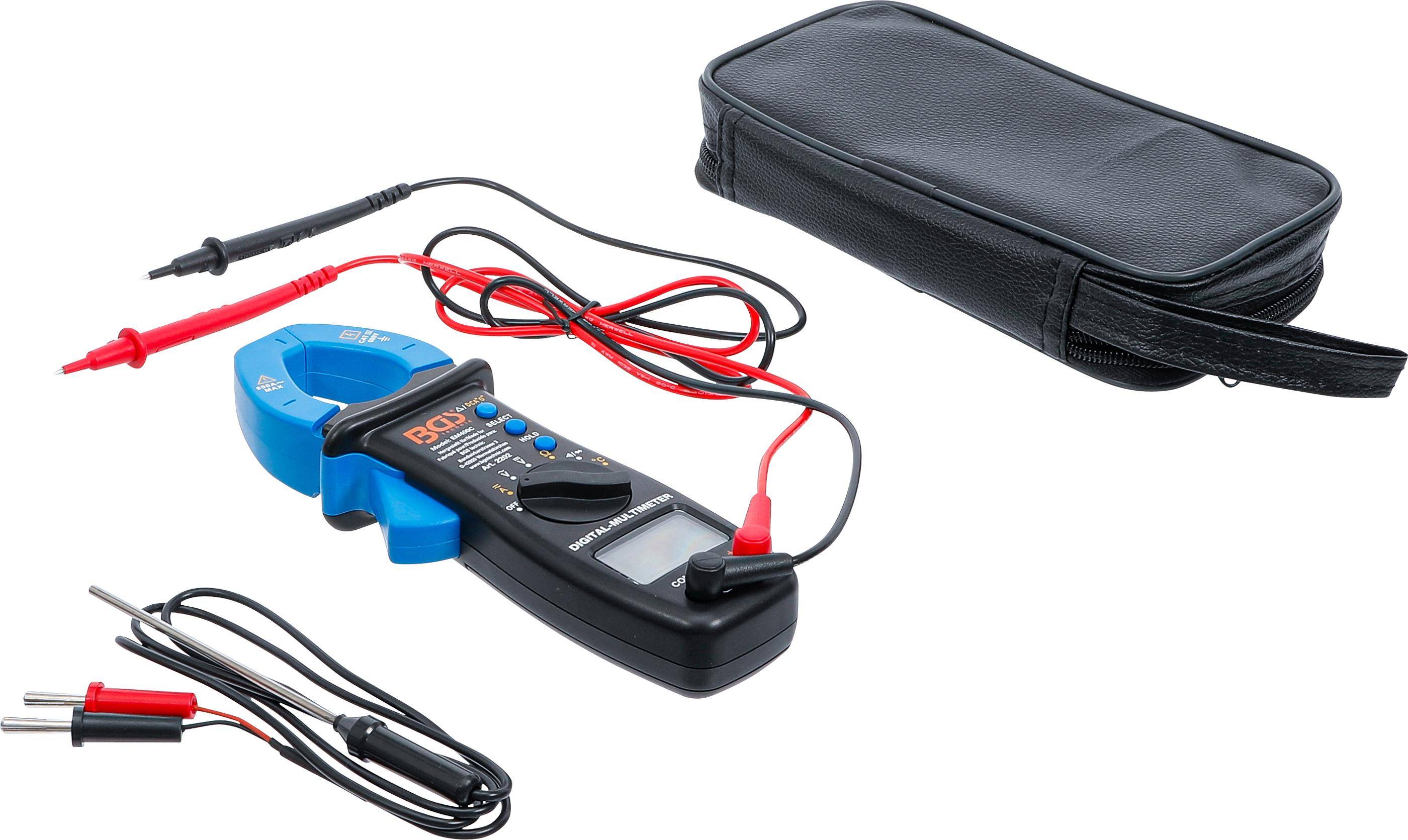 BGS technic Digital-Multimeter mit Zange fr Gleich- und Wechselstrom