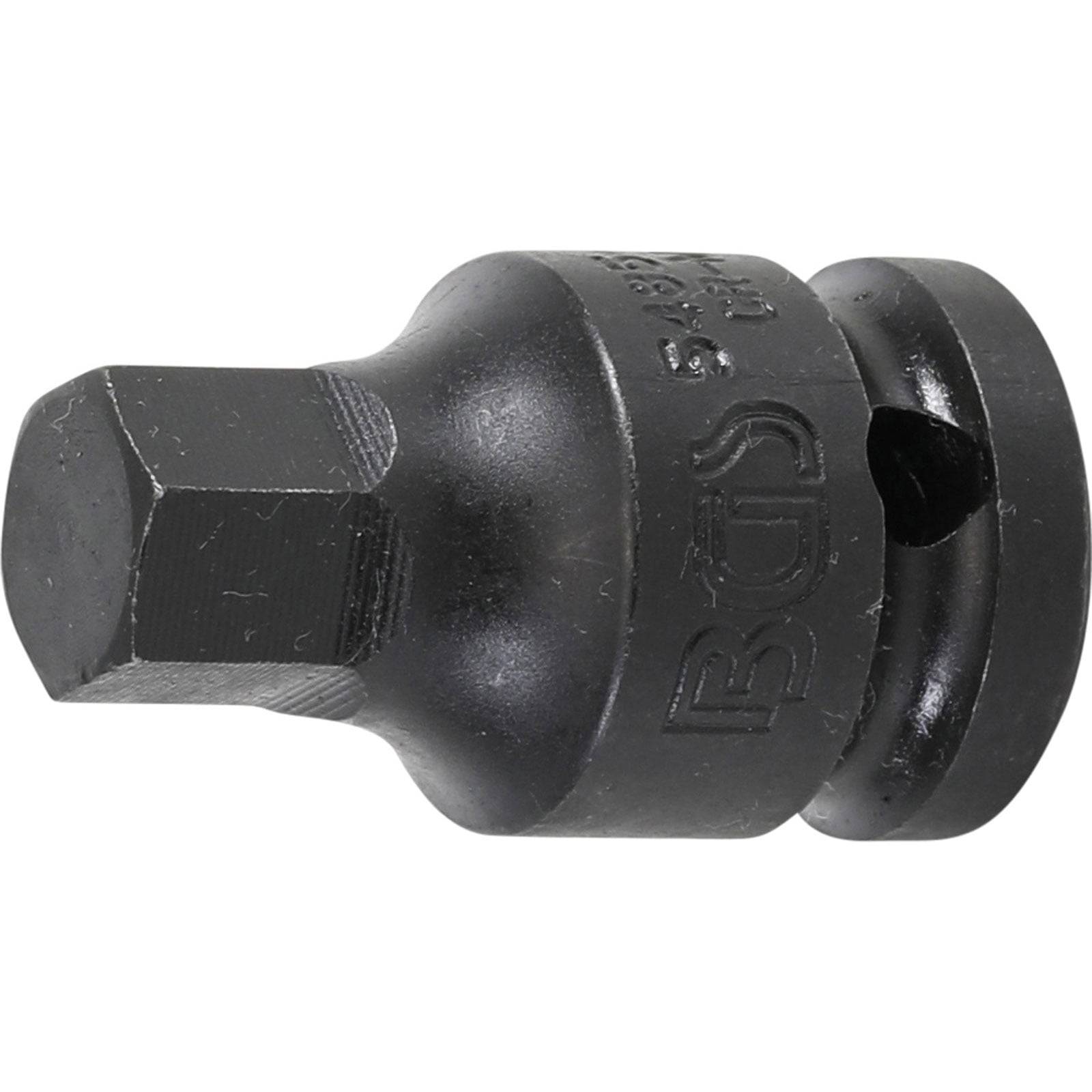 BGS Kraft-Bit-Einsatz Antrieb Innenvierkant 12,5 mm (1/2") Innensechskant 13 mm - 5485-13