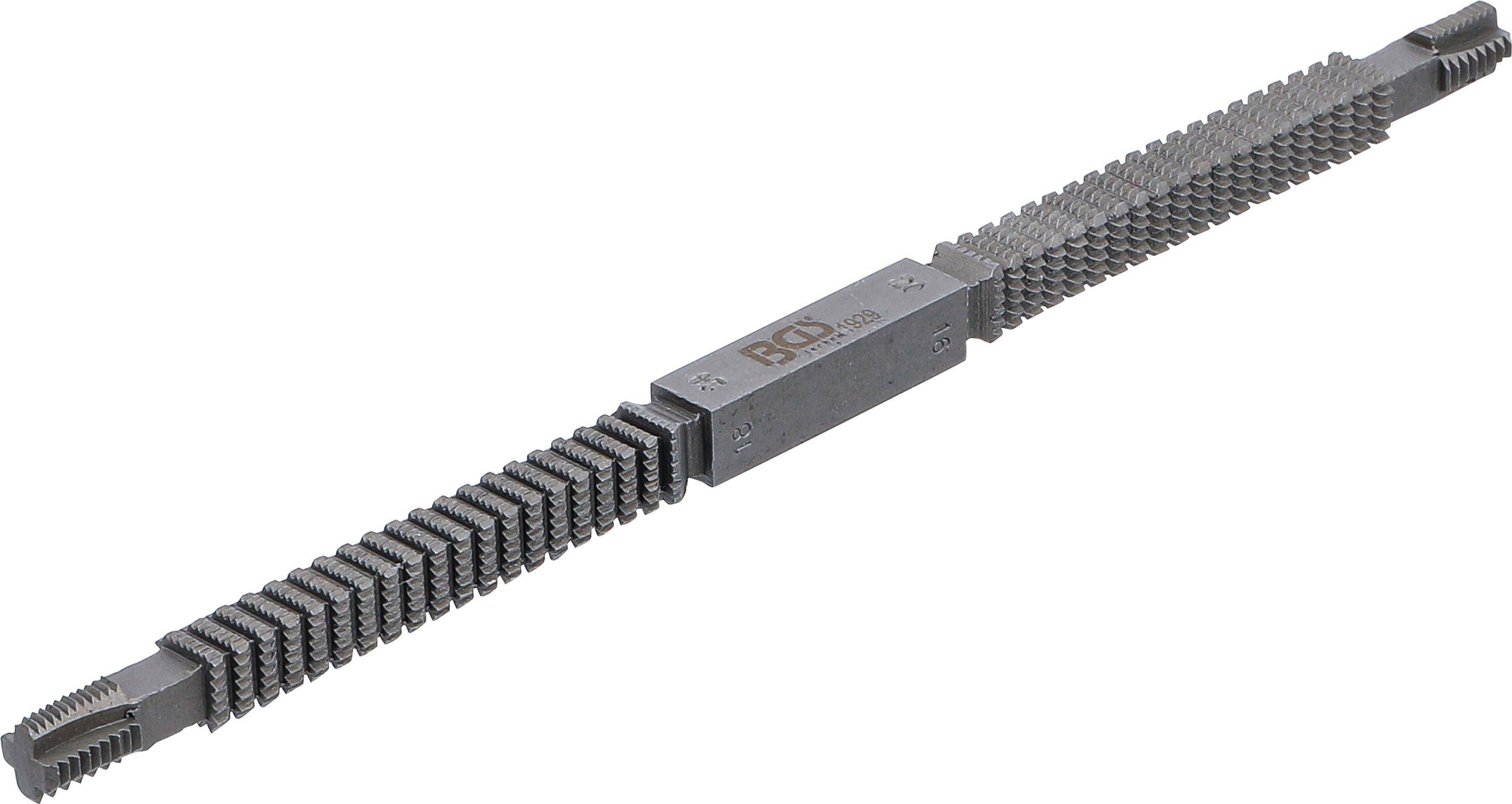 BGS technic Gewindefeile | für Innen-/Außengewinde | Whitworth 10 - 24