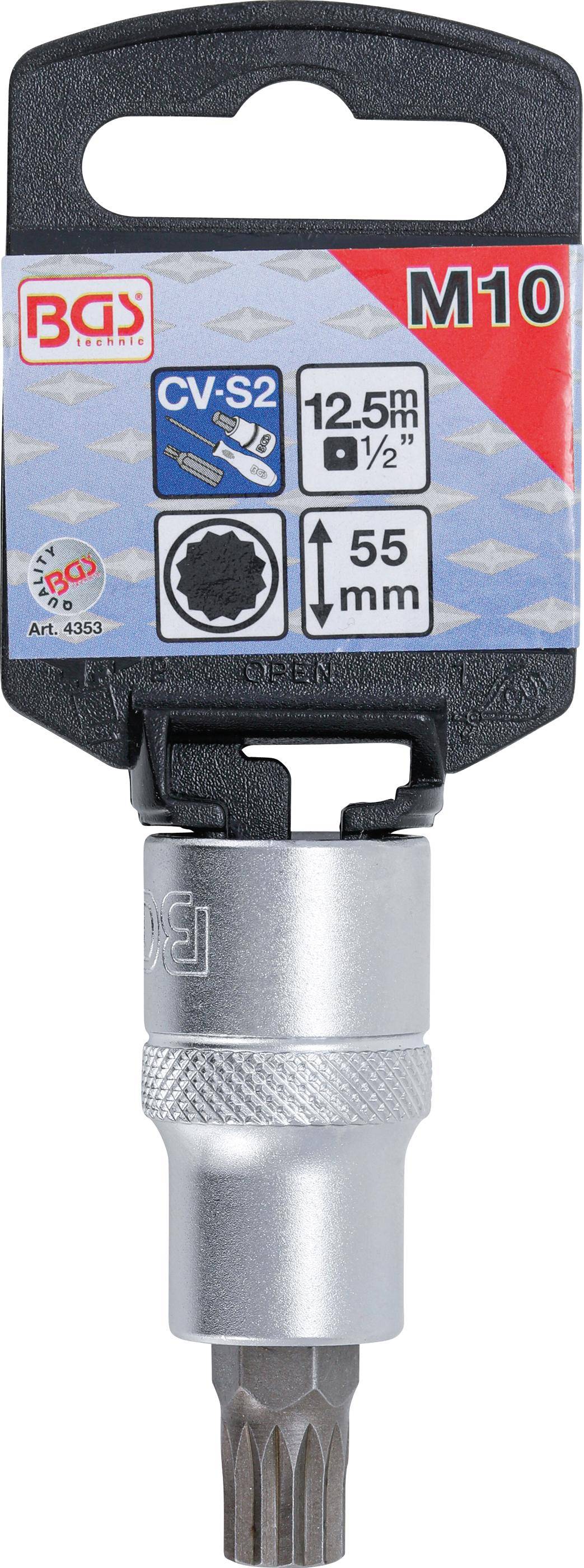 BGS Bit-Einsatz | Antrieb Innenvierkant 12,5 mm (1/2") |