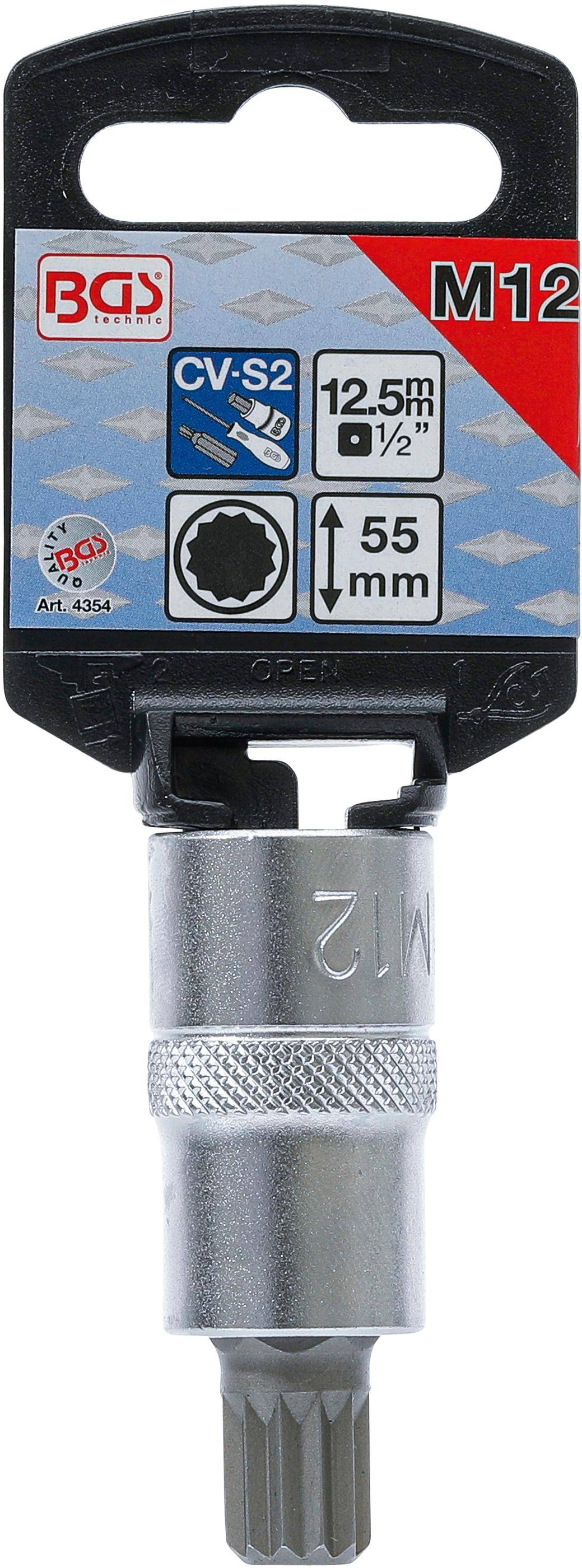 BGS technic Bit-Einsatz | Antrieb Innenvierkant 12,5 mm (1/2") |