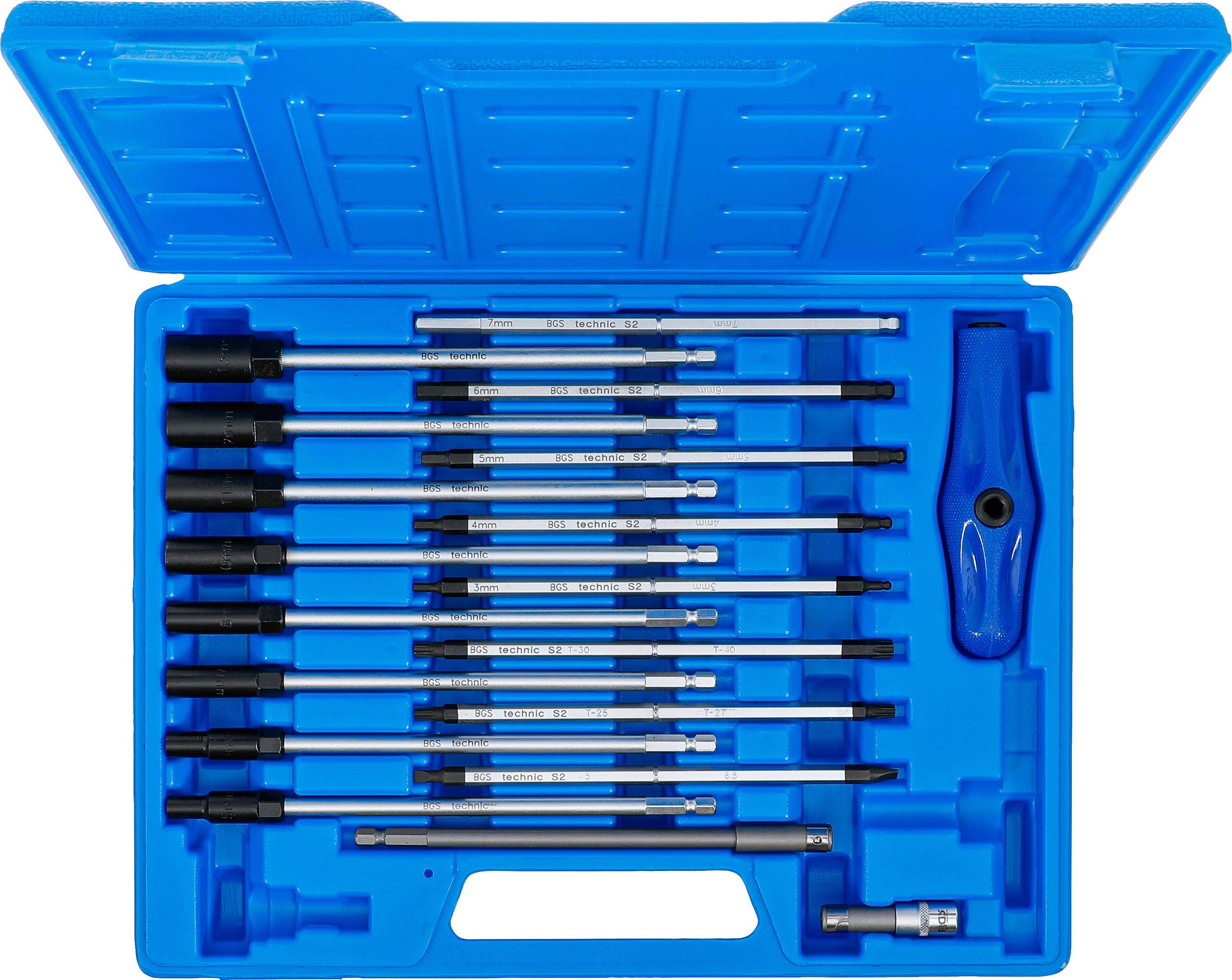 BGS technic T-Griff-Schraubendreher- und Steckschlssel-Satz | 19-tlg.