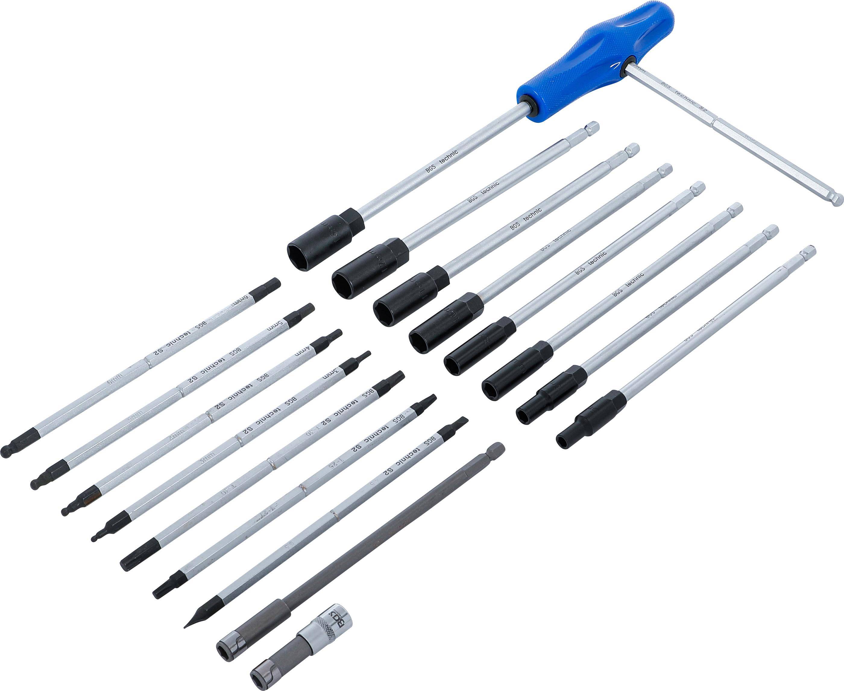 BGS technic T-Griff-Schraubendreher- und Steckschlssel-Satz | 19-tlg.