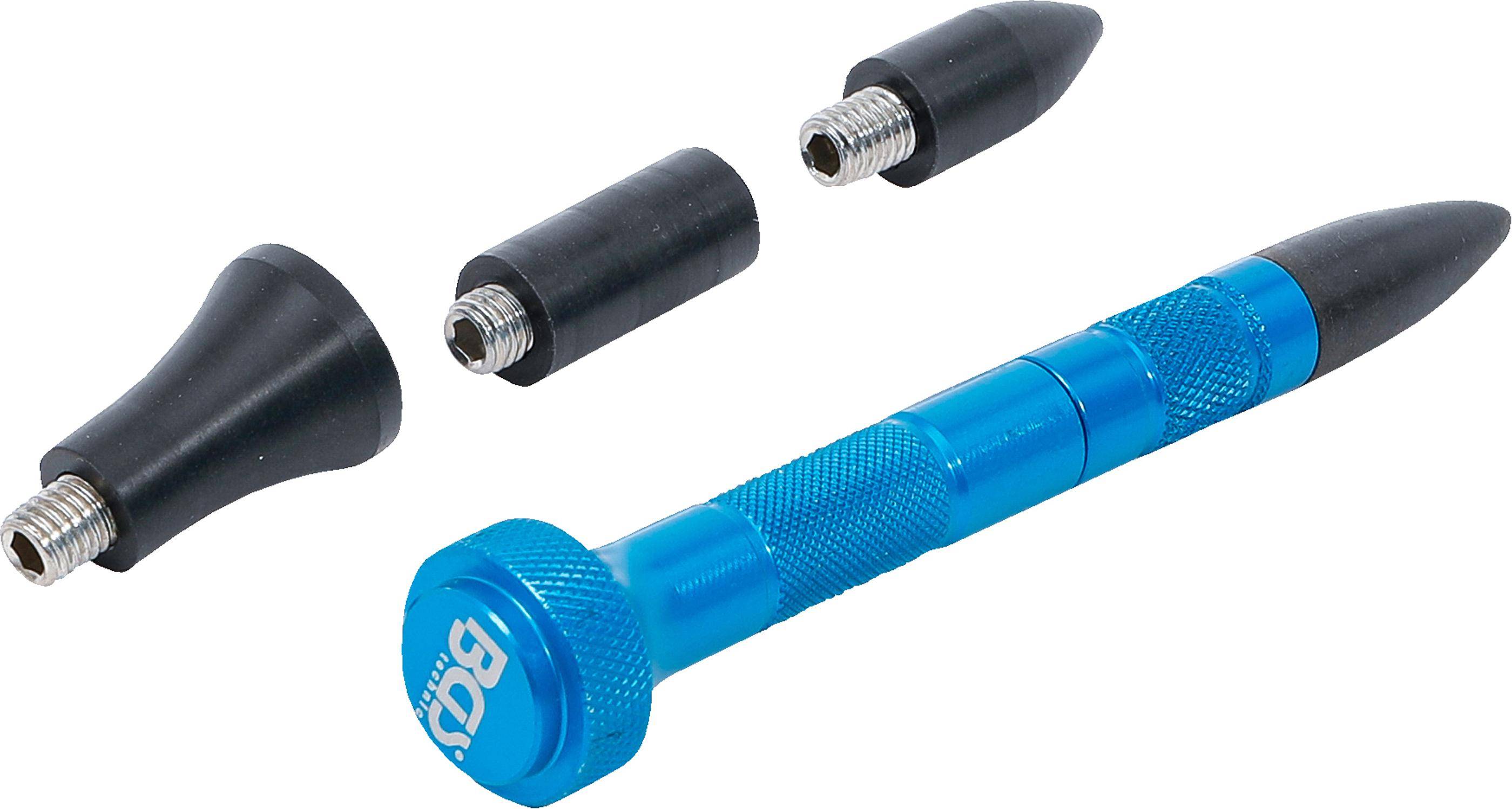 BGS technic Aluminum-Ausbeulstift mit auswechselbaren Spitzen | 100 mm