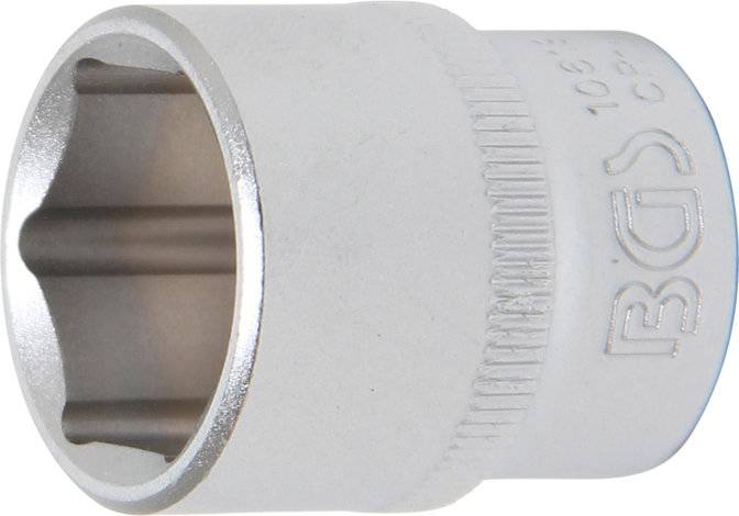 Steckschlüssel-Einsatz Sechskant Antrieb Innenvierkant 10 mm (3/8) SW 19 mm