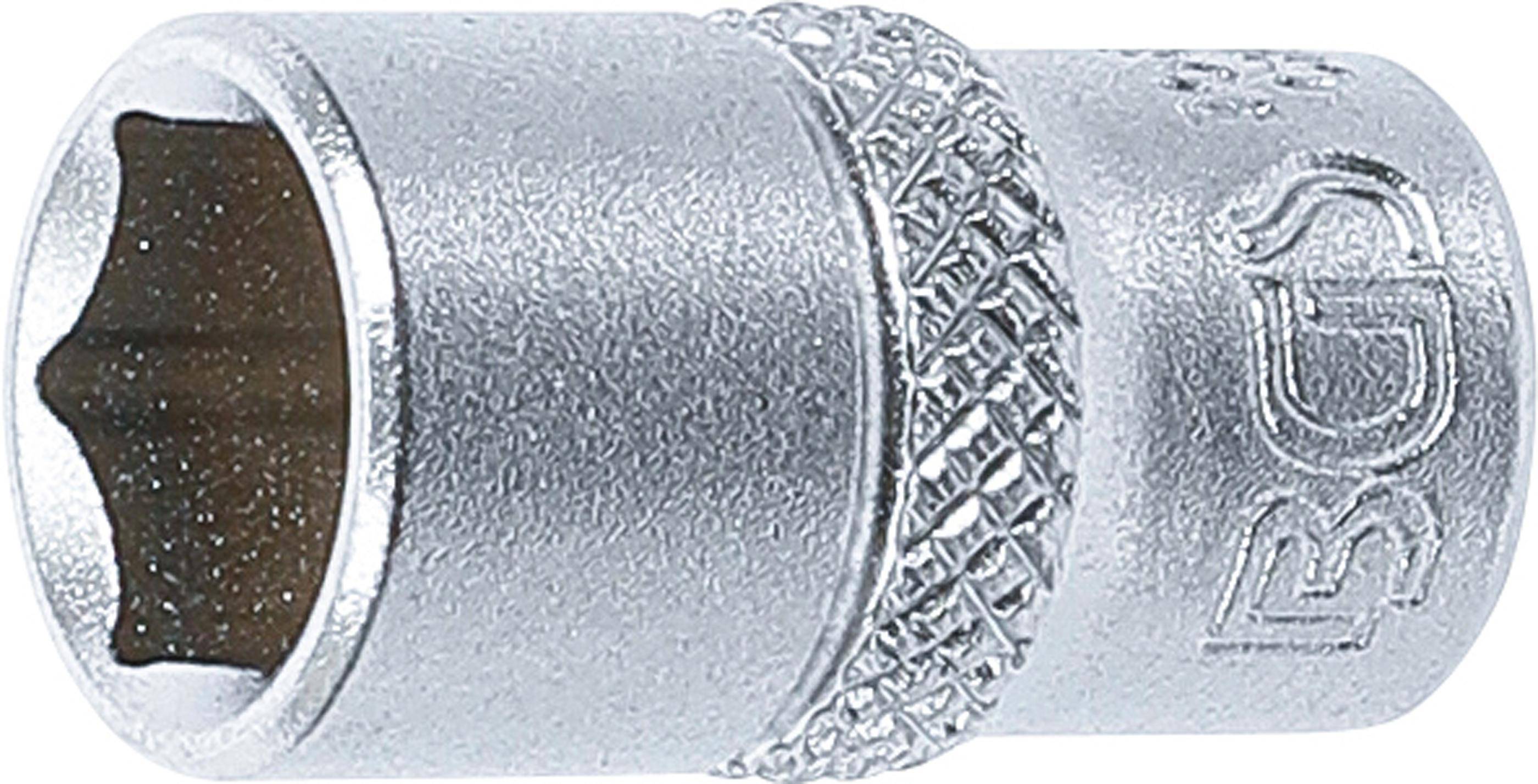 BGS technic Steckschlüssel-Einsatz Sechskant | Antrieb Innenvierkant