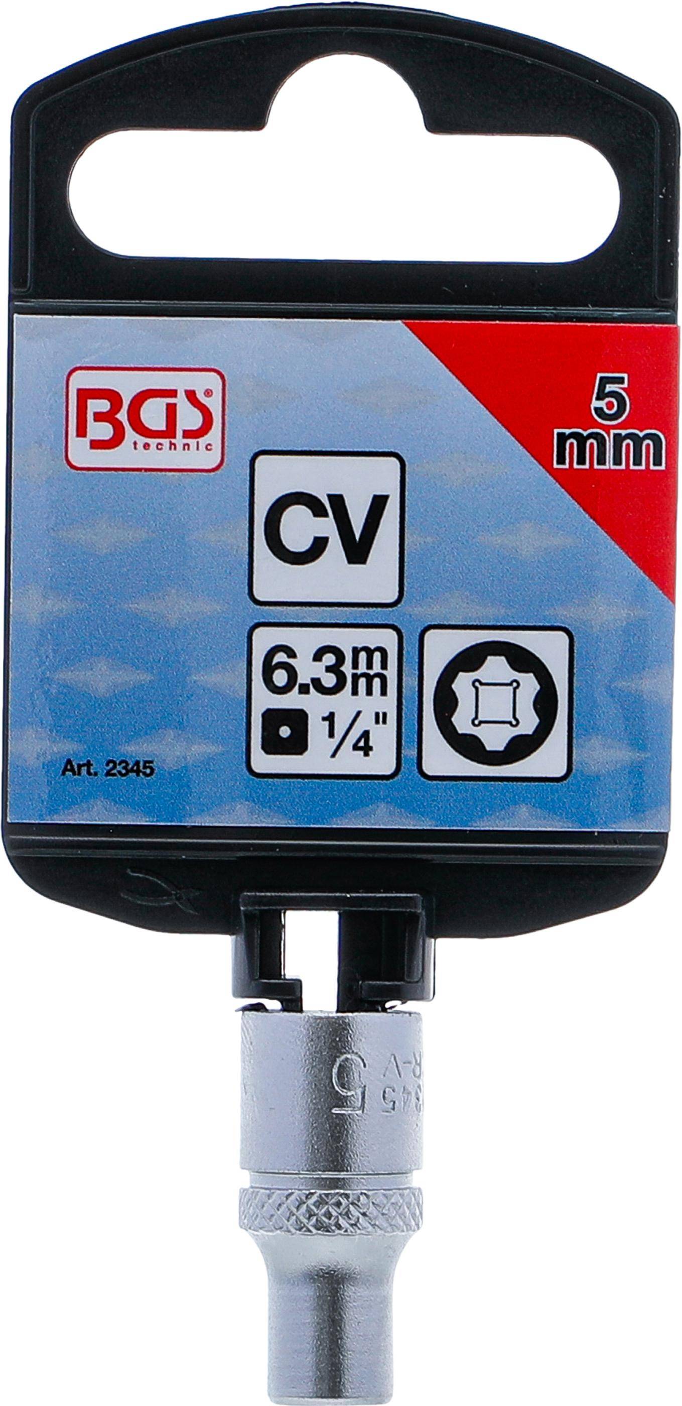 BGS Steckschlssel-Einsatz Super Lock | Antrieb Innenvierkant 6,3 mm