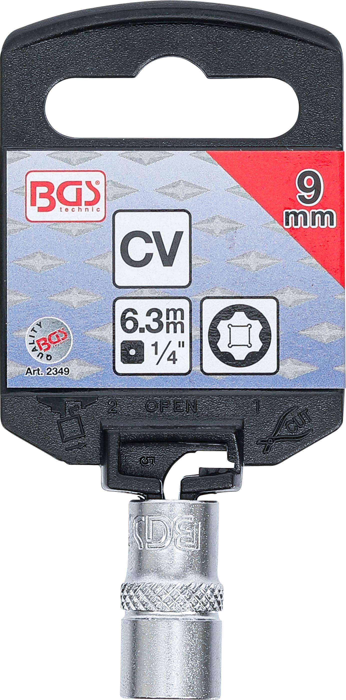 BGS Steckschlssel-Einsatz Super Lock | Antrieb Innenvierkant 6,3 mm