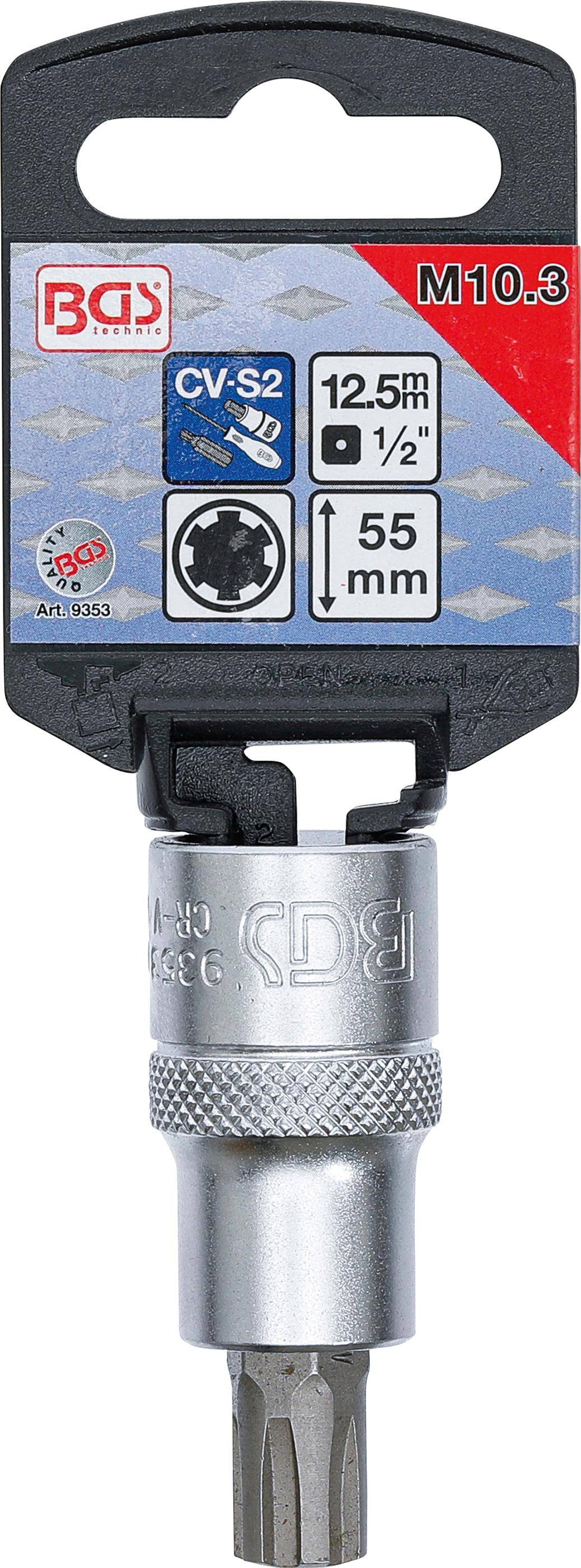 BGS technic Bit-Einsatz | Antrieb Innenvierkant 12,5 mm (1/2") |