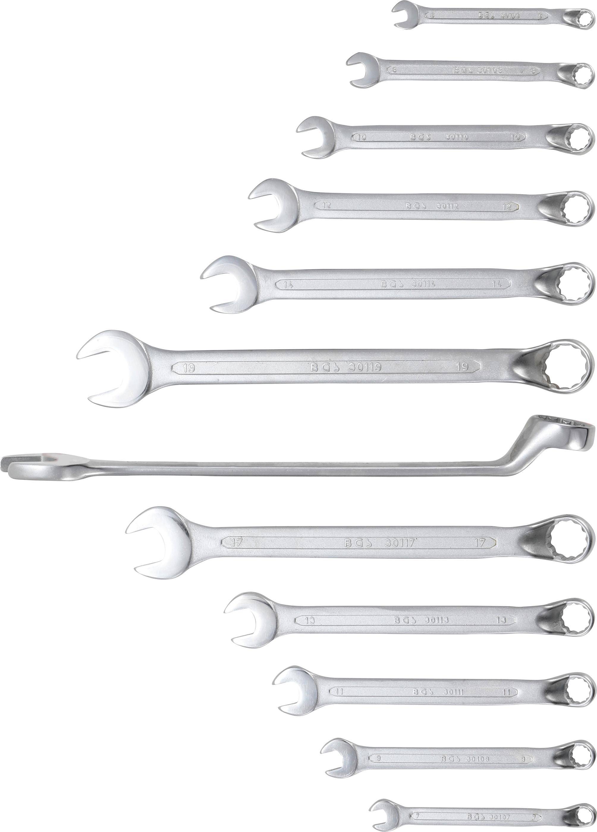 BGS Maul-Ringschlssel-Satz | gekrpft | SW 6 - 22 mm | 12-tlg.