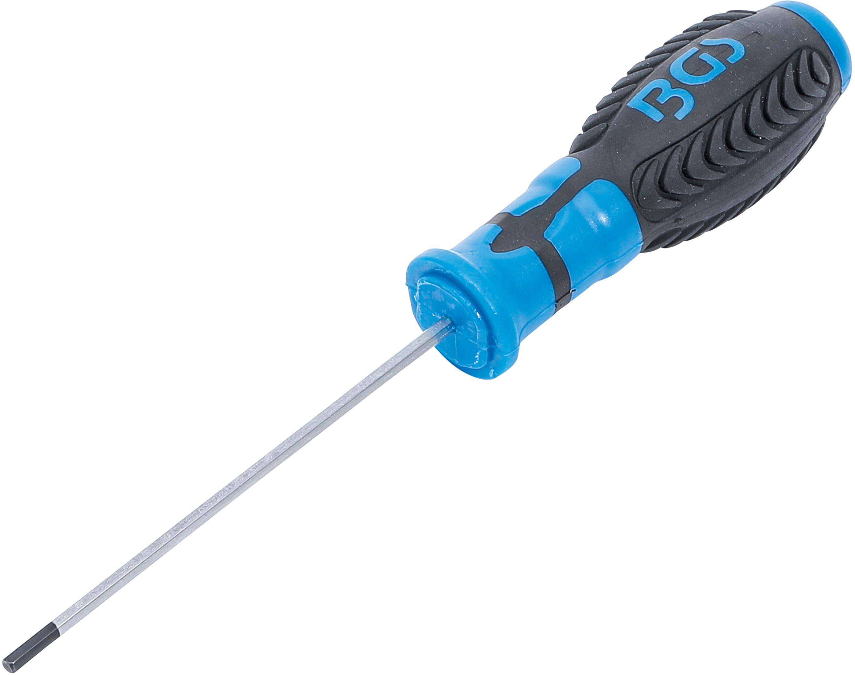 BGS technic Schraubendreher | Innensechskant 3 mm | Klingenlänge 100
