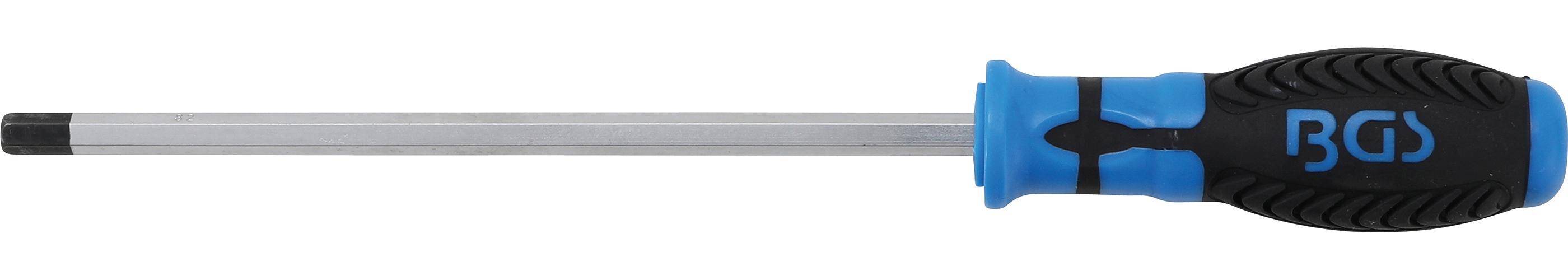 BGS technic Schraubendreher | Innensechskant 8 mm | Klingenlänge 200
