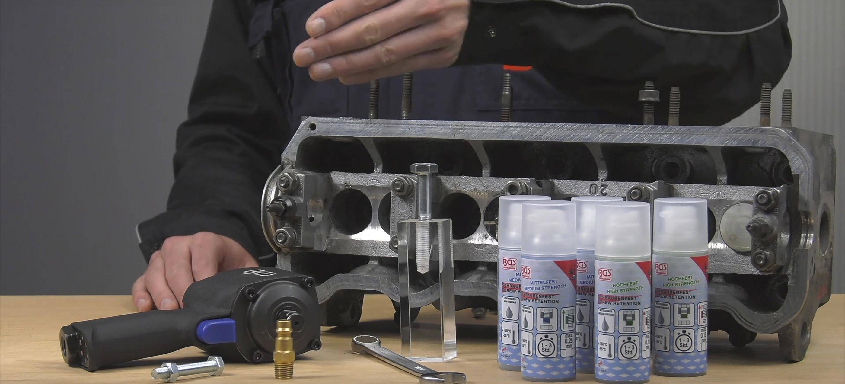 BGS technic Schraubenfest | mittelfest | hochviskos | Pumpdosierer 50