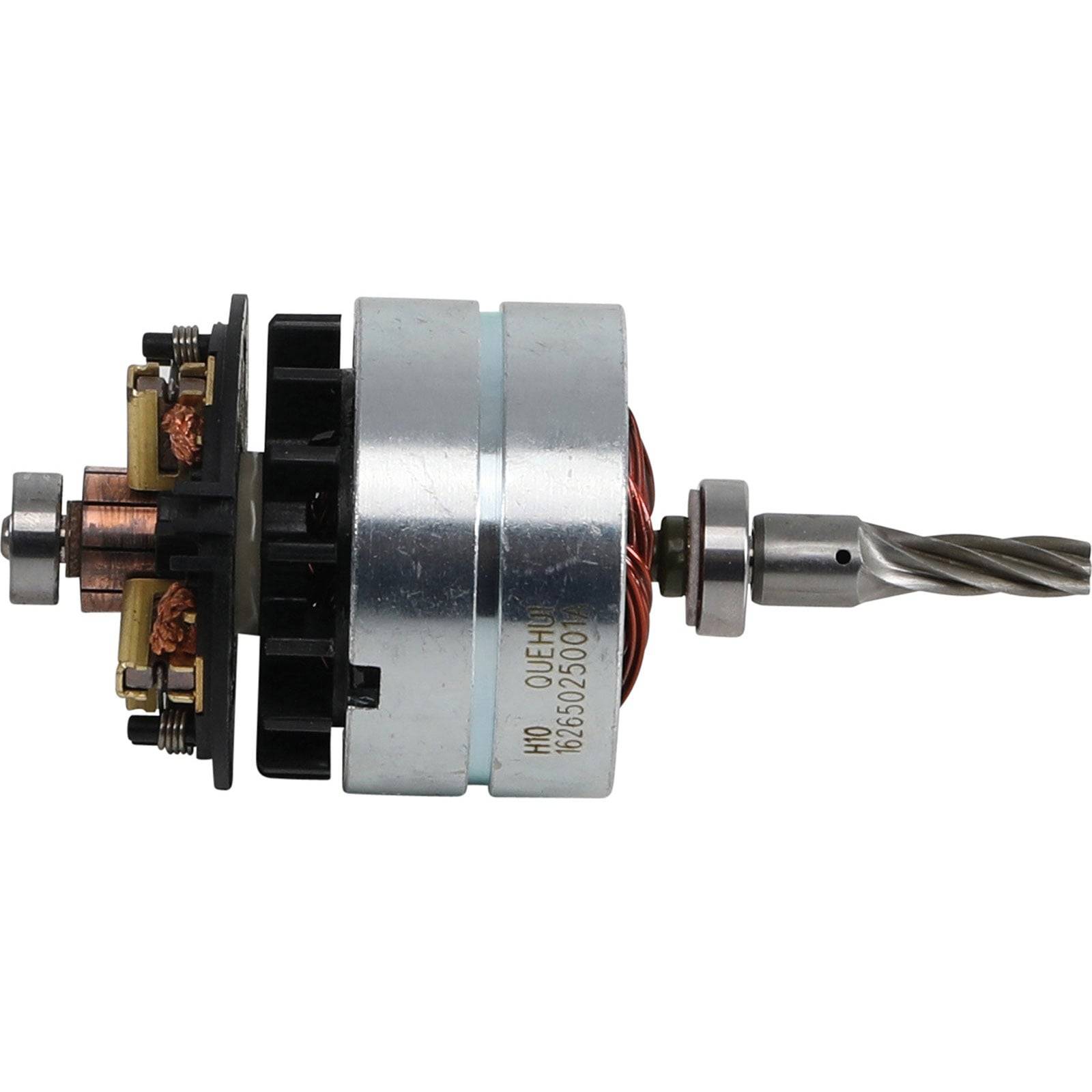 Ein Elektromotorrotor mit Kupferwicklungen und einer Metallwelle, der in elektrischen Maschinen zur Umwandlung elektrischer Energie in mechanische Energie verwendet wird.