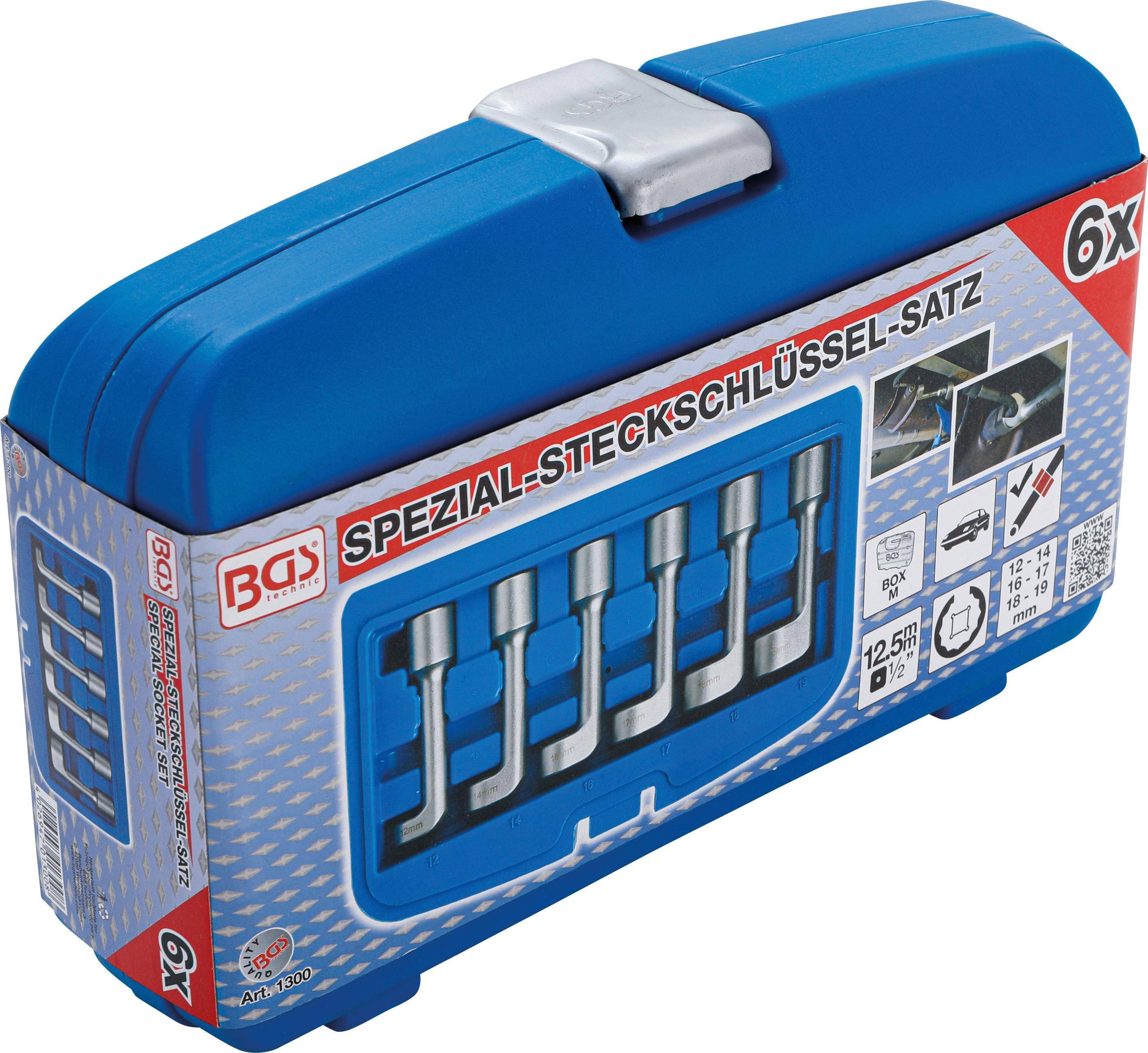 BGS Spezial-Steckschlssel-Satz | Antrieb Innenvierkant 12,5 mm (1/2")