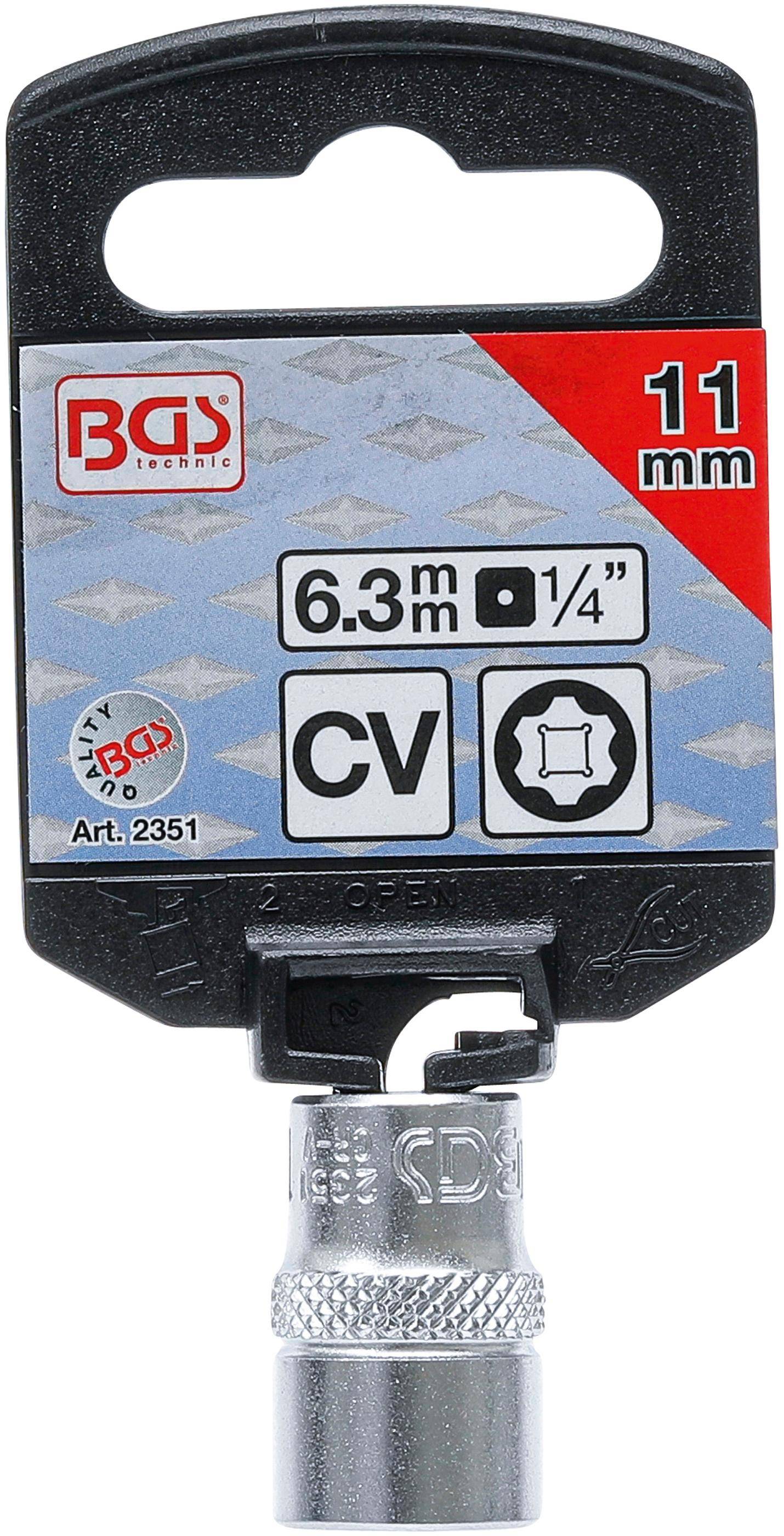 BGS Steckschlssel-Einsatz Super Lock | Antrieb Innenvierkant 6,3 mm