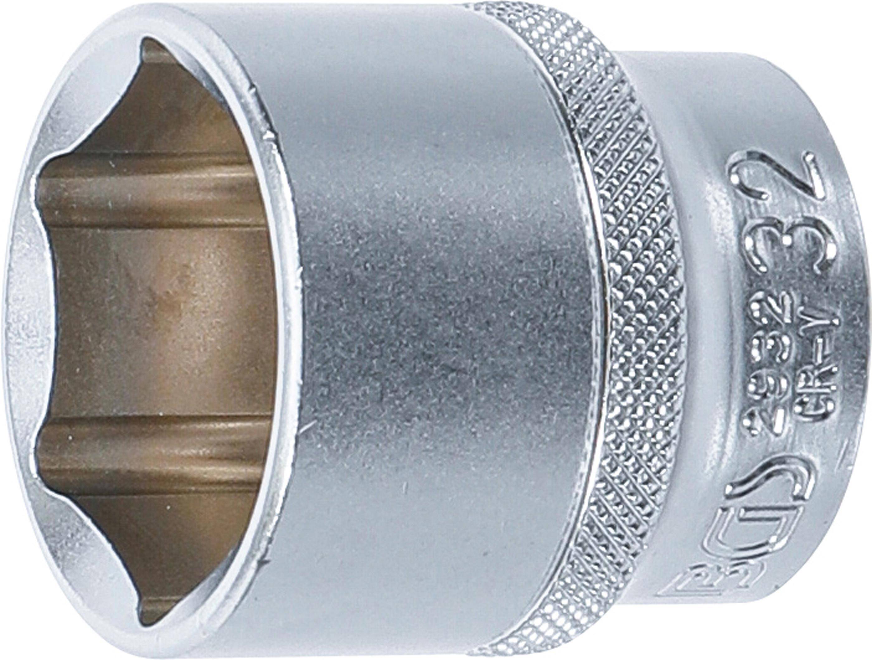 BGS Steckschlüssel-Einsatz Sechskant | Antrieb Innenvierkant 12,5 mm