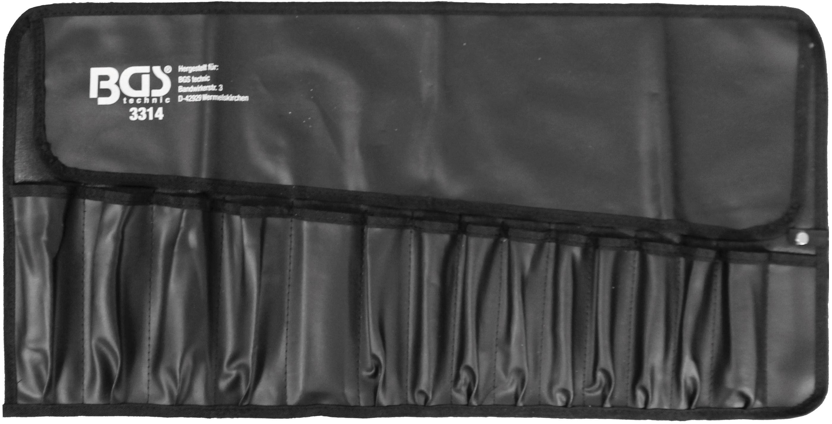 BGS Rolltasche fr Werkzeug mit 15 Fchern | 660 x 320 mm | leer