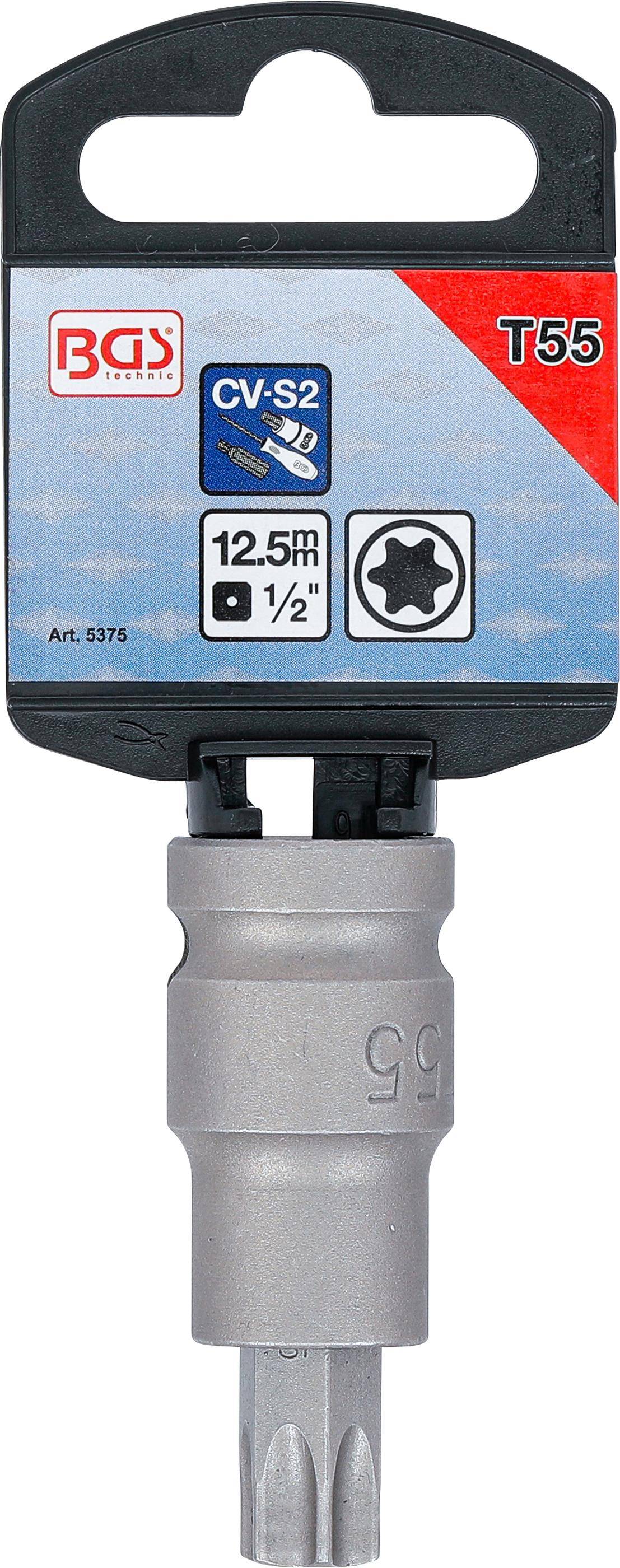 Kraft-T-Profil-Einsätze 53mm lang - 1/2"