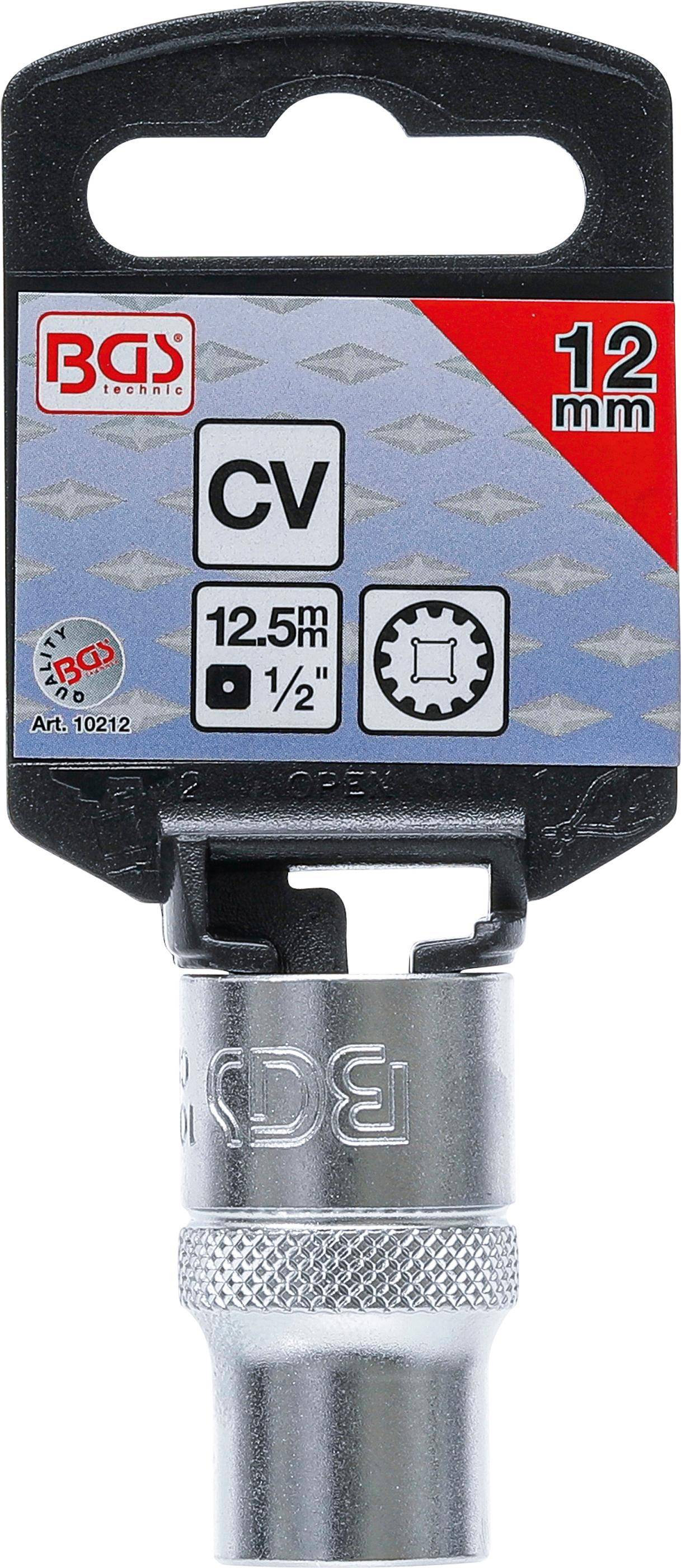 BGS Steckschlüssel-Einsatz Gear Lock | Antrieb Innenvierkant 12,5 mm