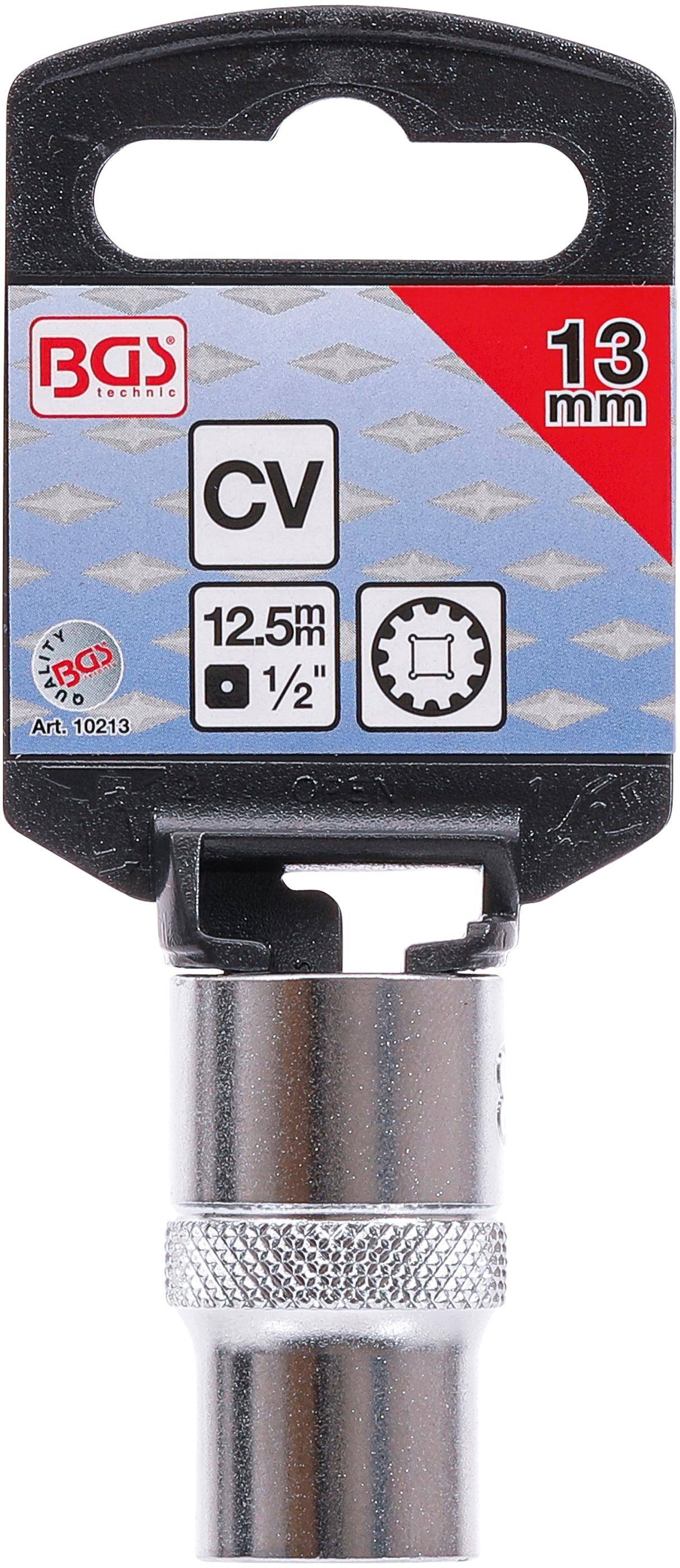 BGS Steckschlüssel-Einsatz Gear Lock | Antrieb Innenvierkant 12,5 mm