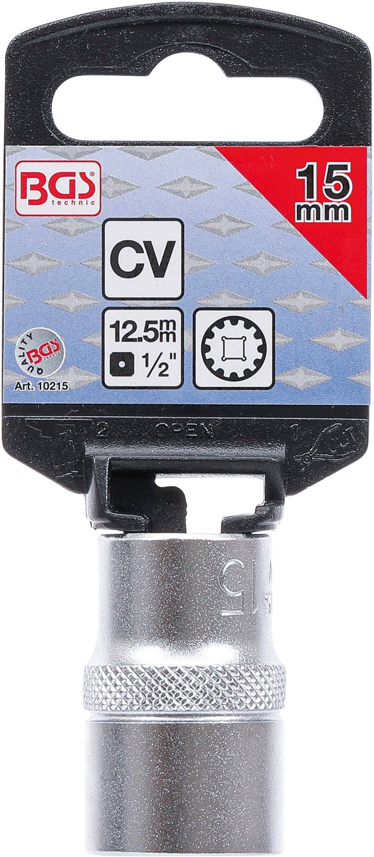 BGS Steckschlüssel-Einsatz Gear Lock | Antrieb Innenvierkant 12,5 mm