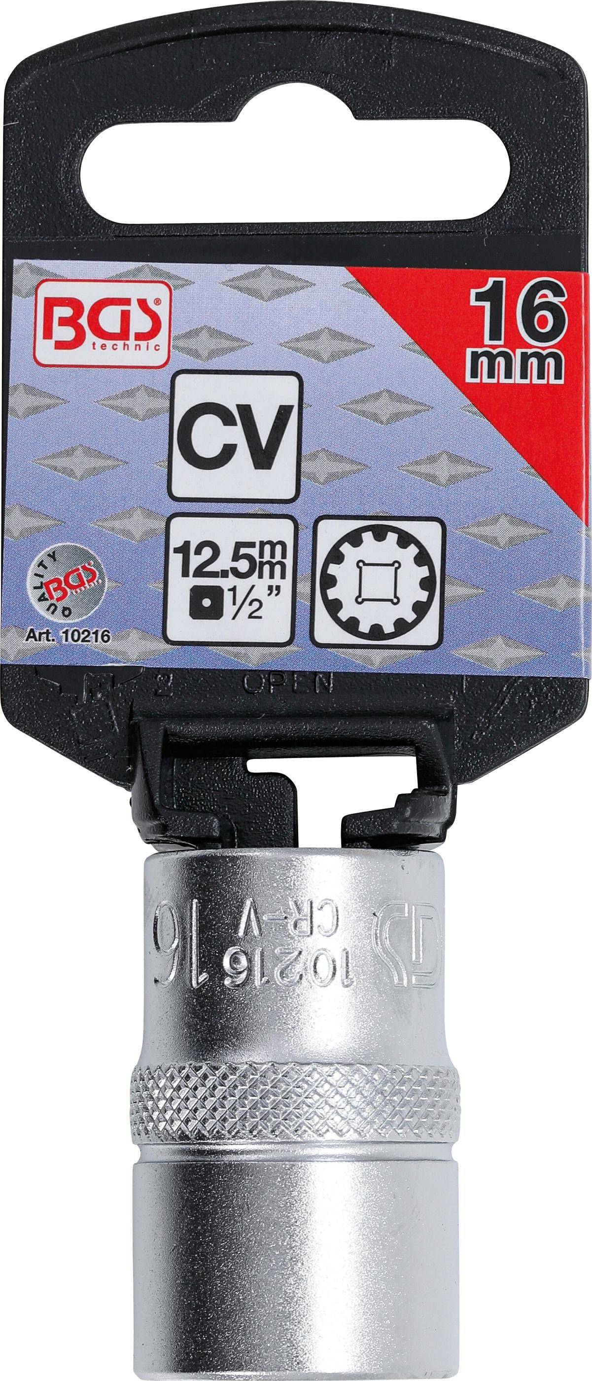 BGS Steckschlüssel-Einsatz Gear Lock | Antrieb Innenvierkant 12,5 mm