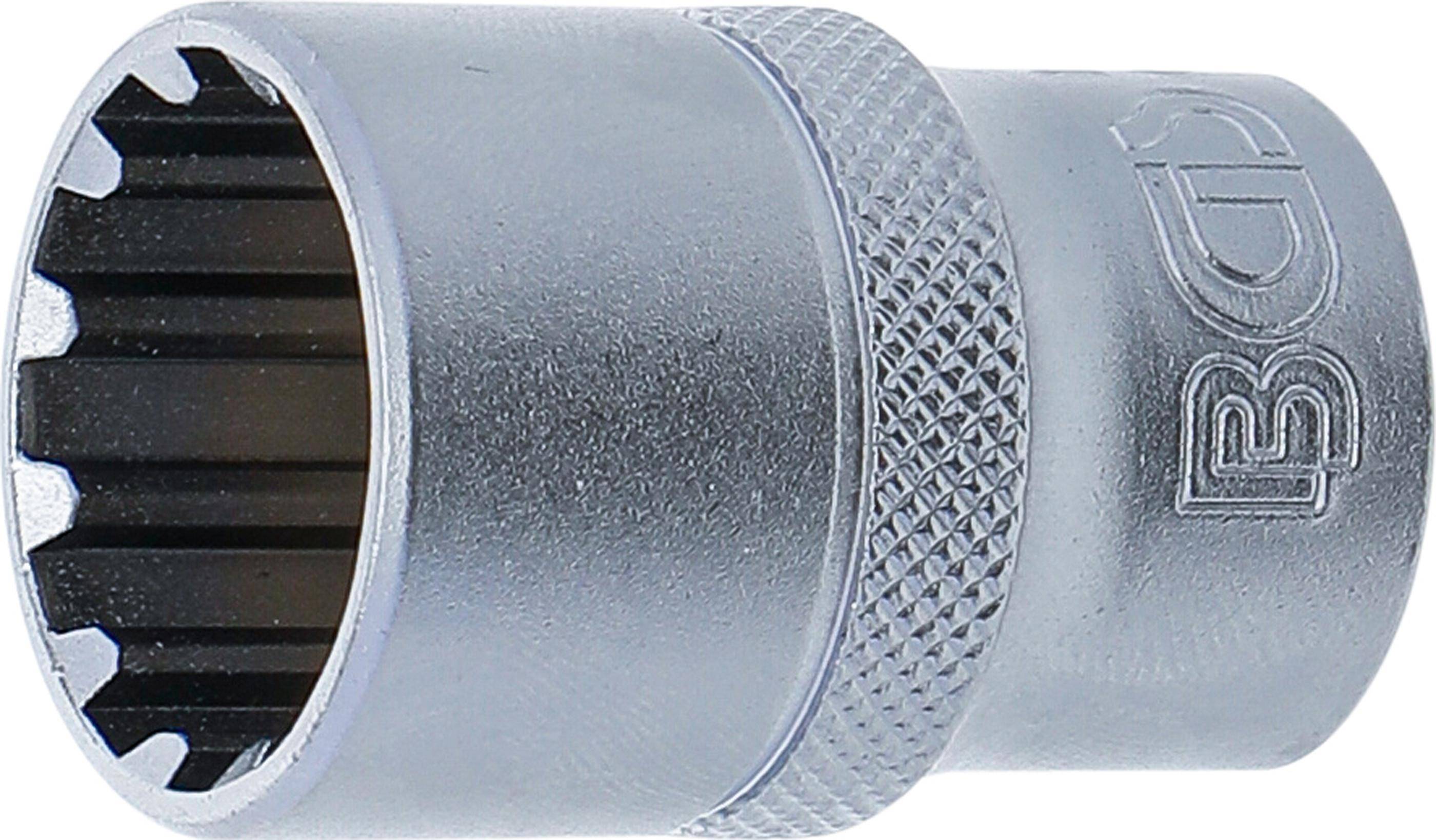 BGS Steckschlssel-Einsatz Gear Lock | Antrieb Innenvierkant 12,5 mm