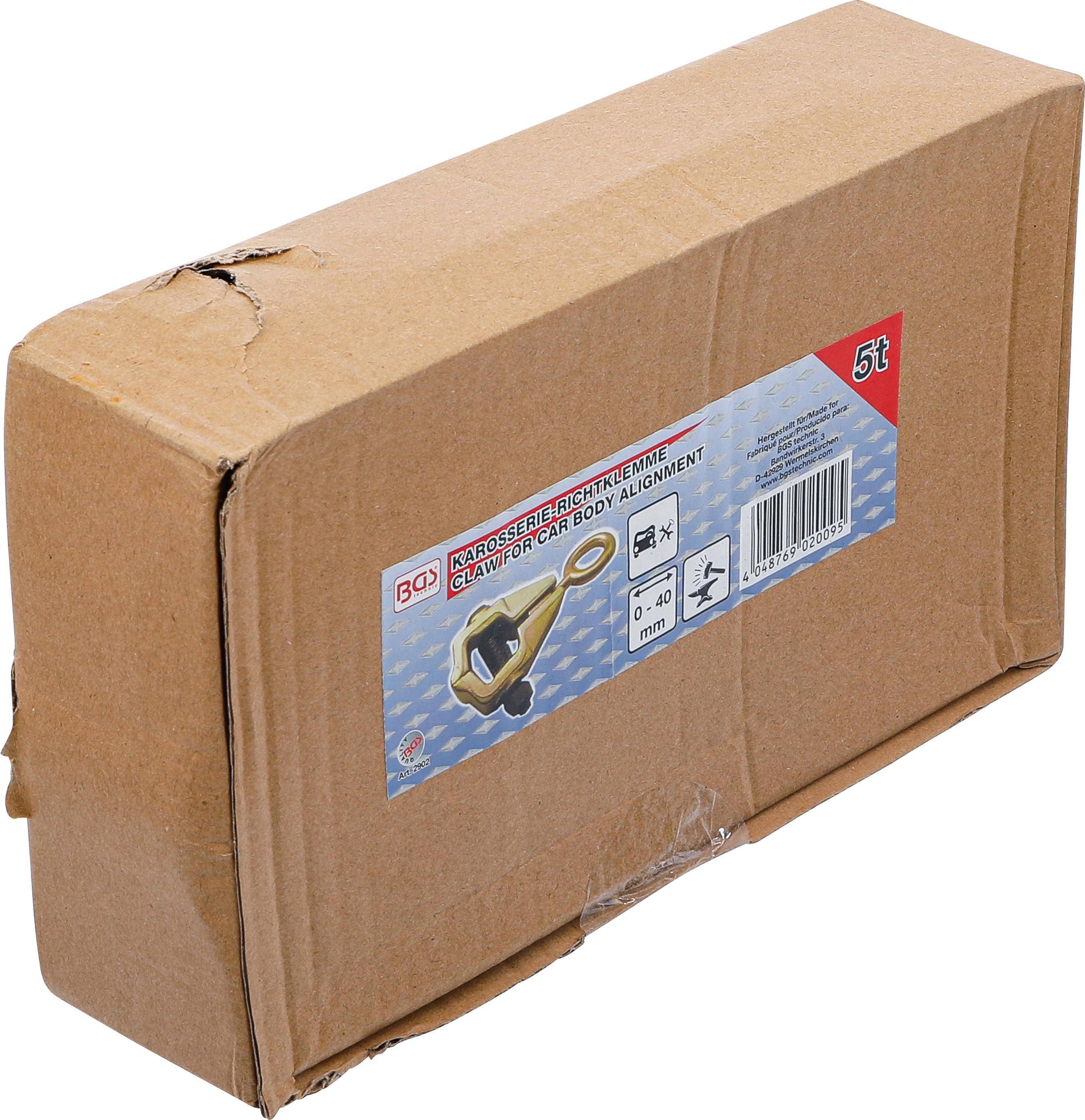 BGS Karosserie-Richtklemme | 45 mm | eine Zugrichtung | max. 5 t