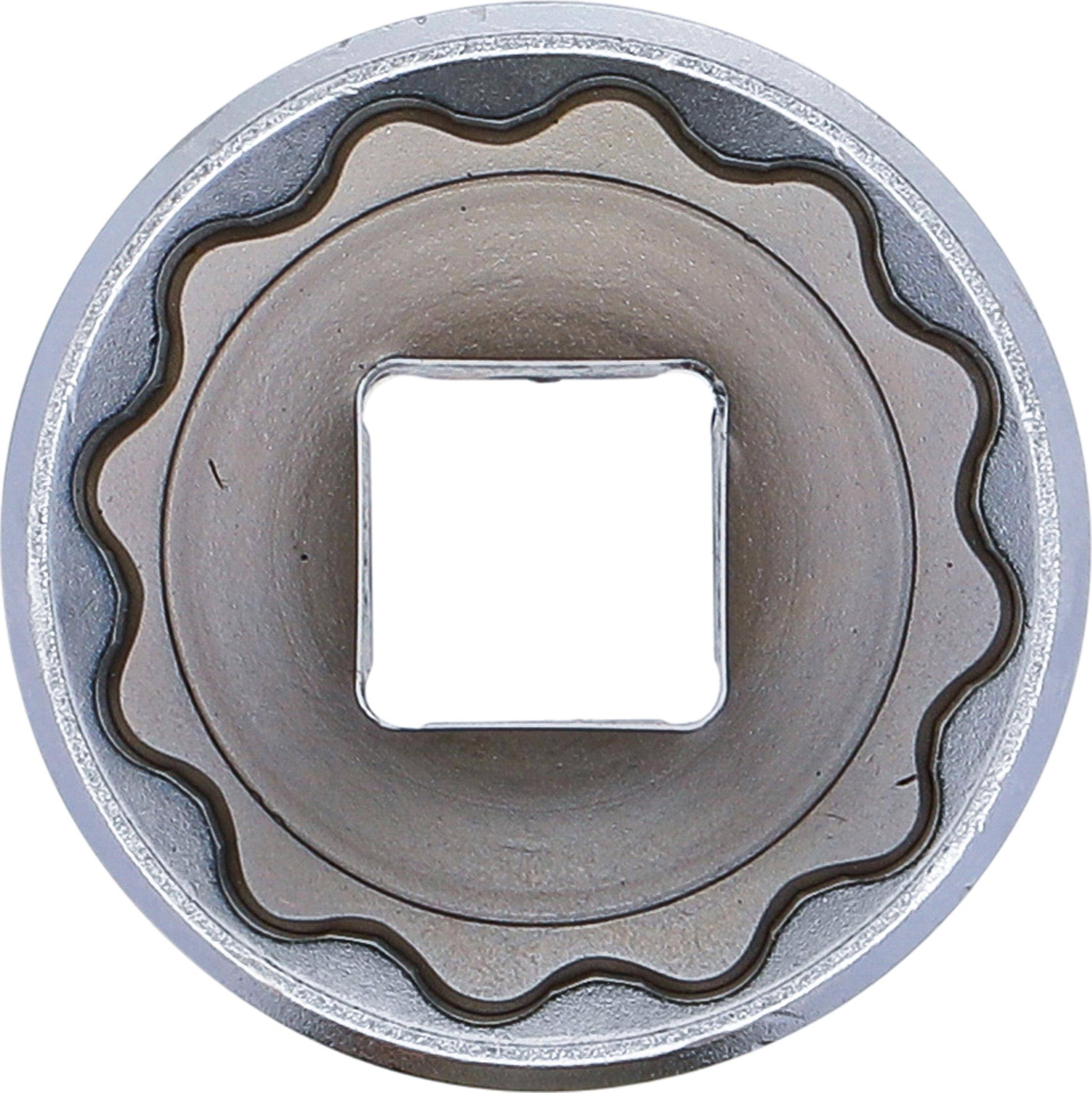 BGS Steckschlüssel-Einsatz Zwölfkant | Antrieb Innenvierkant 12,5 mm