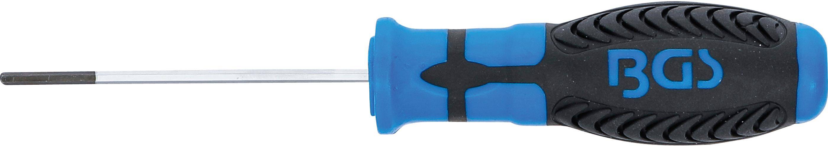 BGS technic Schraubendreher | Innensechskant 2,5 mm | Klingenlänge 75