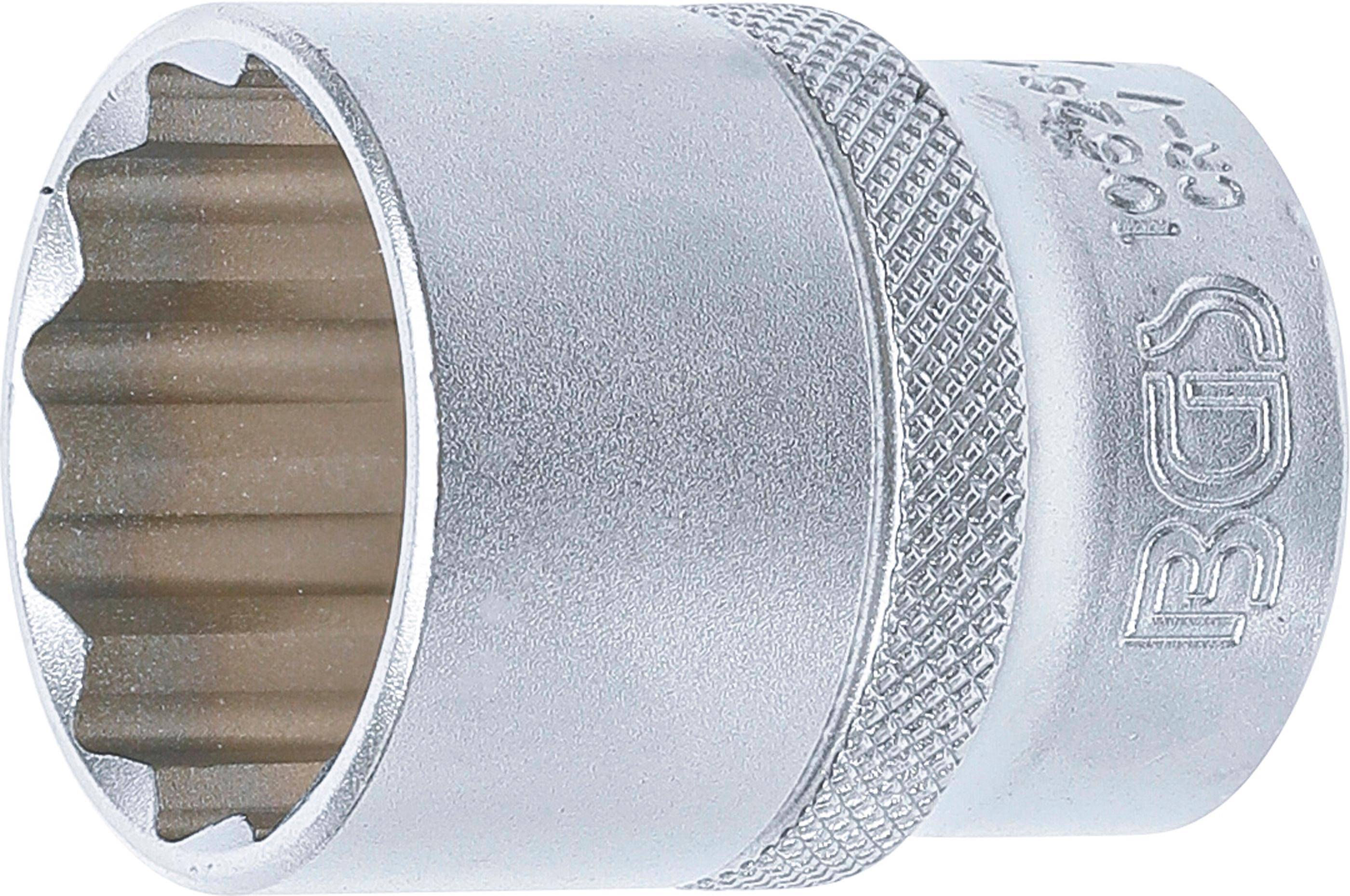 BGS Steckschlüssel-Einsatz Zwölfkant | Antrieb Innenvierkant 12,5 mm
