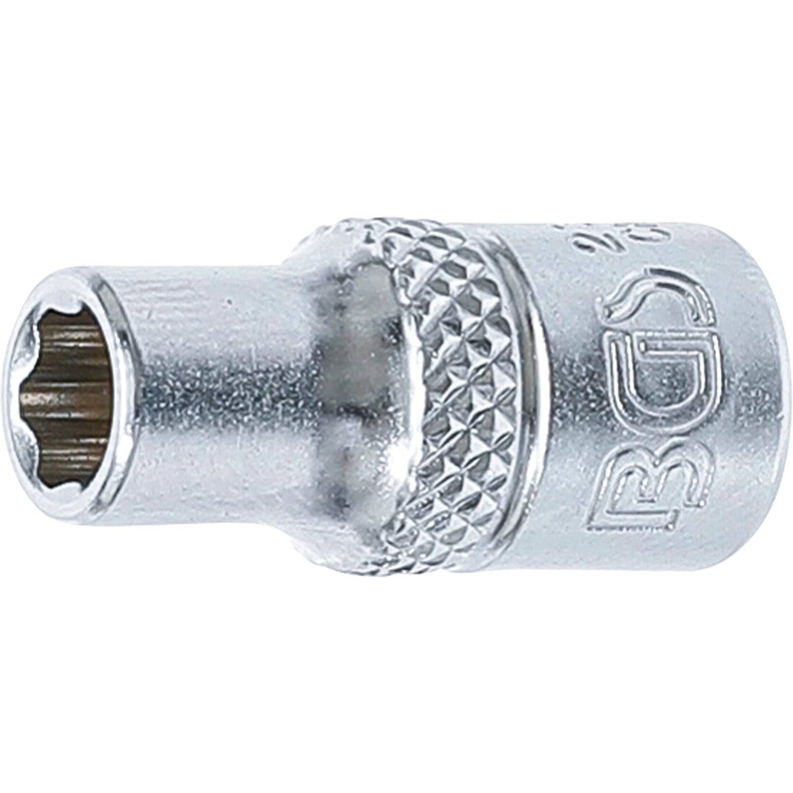 Ein 4,5mm BGS-Marken-Steckschlüsseleinsatz mit gerilltem Griff.