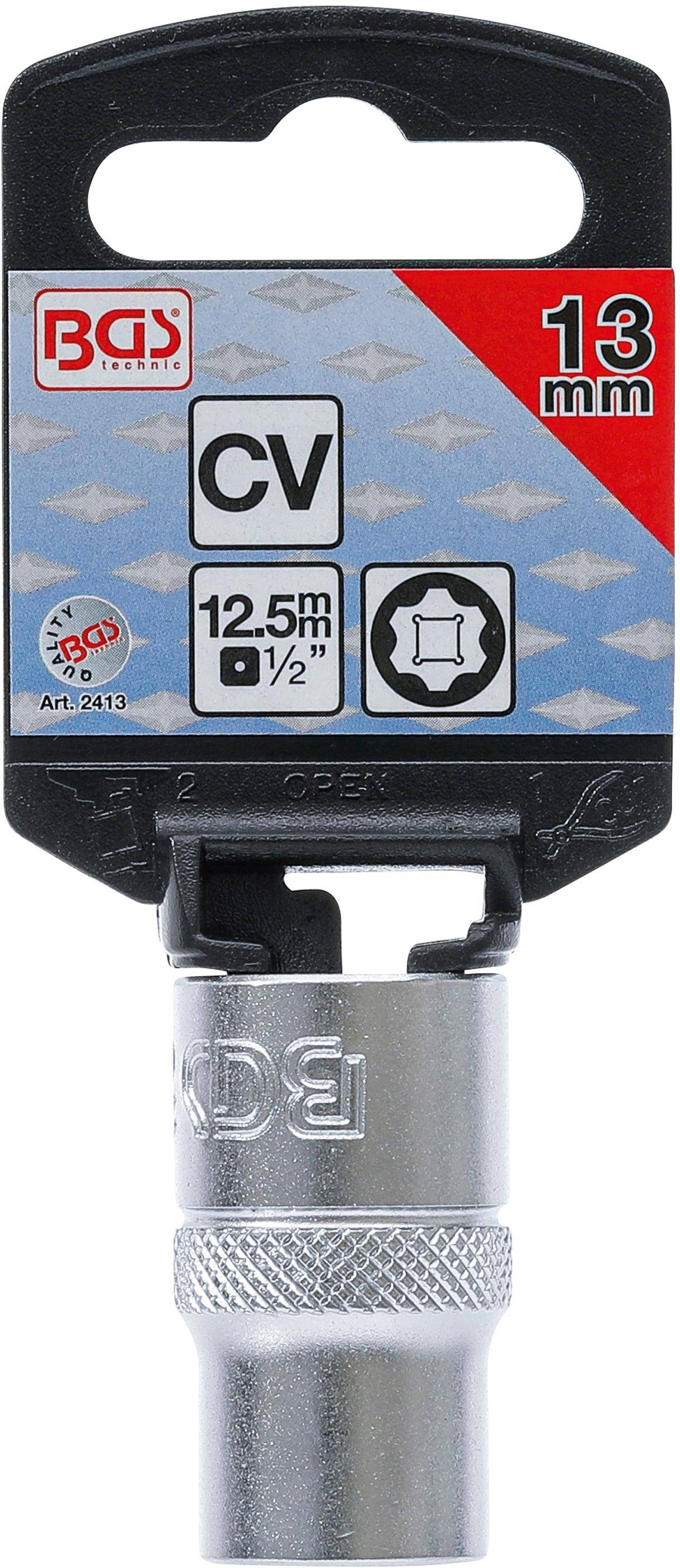 BGS Steckschlssel-Einsatz Super Lock | Antrieb Innenvierkant 12,5 mm