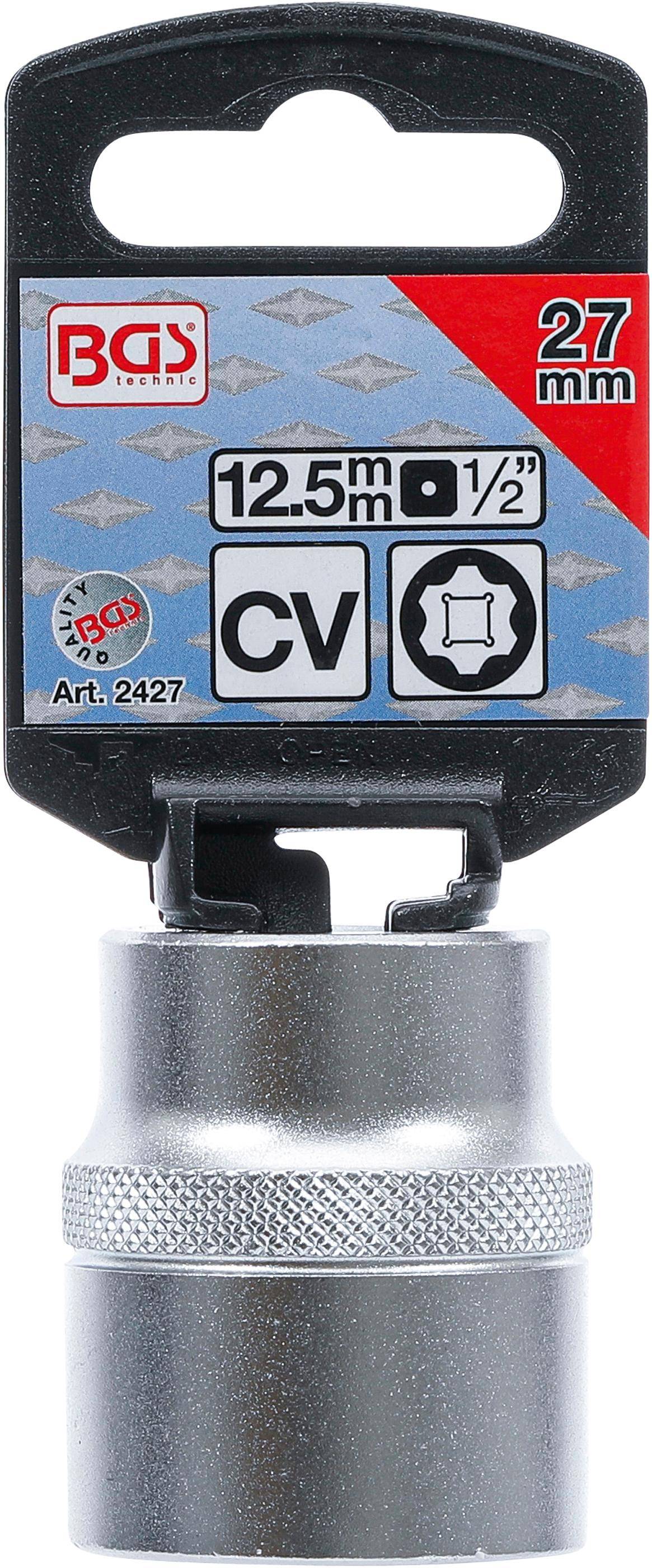 BGS Steckschlssel-Einsatz Super Lock | Antrieb Innenvierkant 12,5 mm